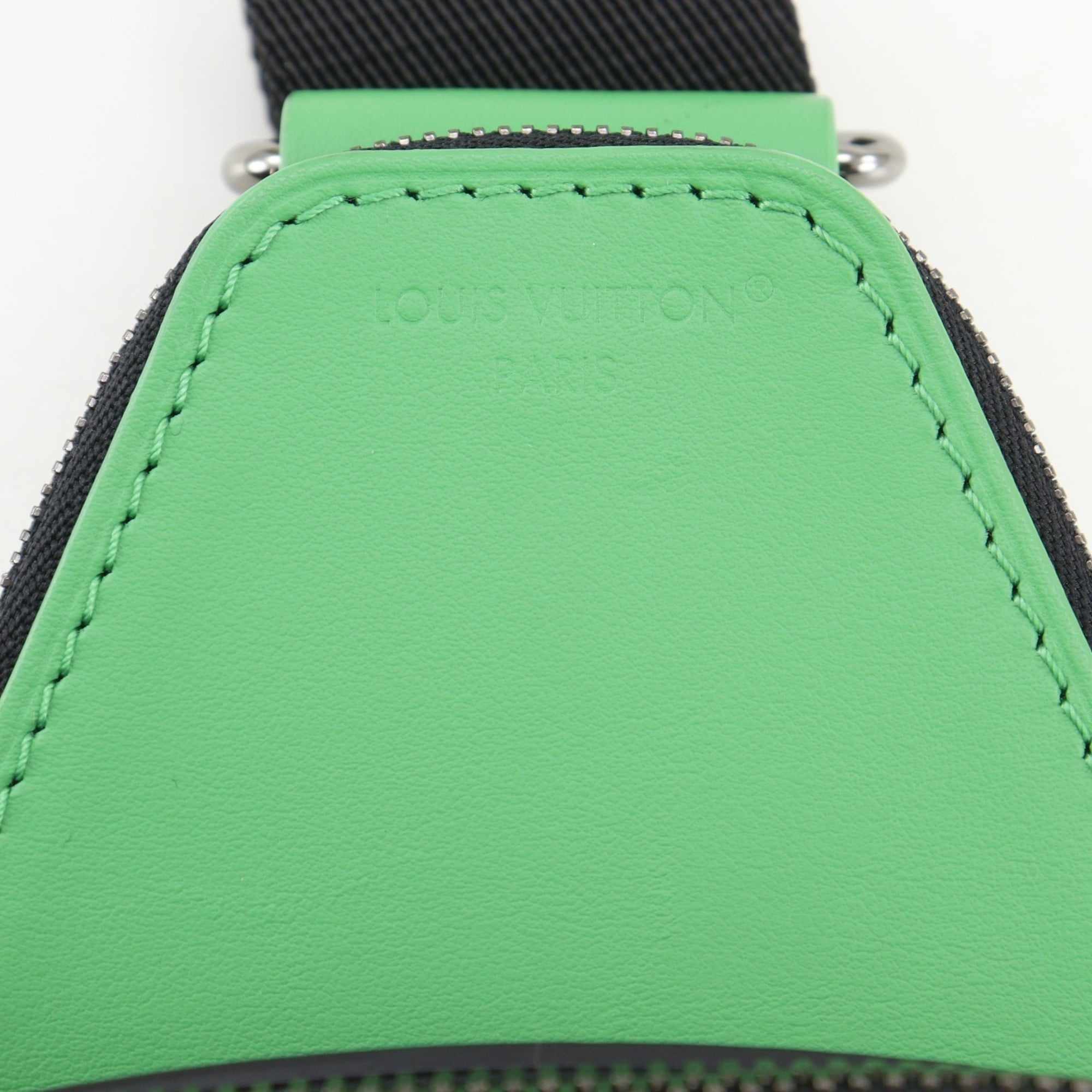 Louis Vuitton Black Green Monogram Eclipse Monogram Eclipse Shoulder Bag Sling Bag (Pre-Owned)