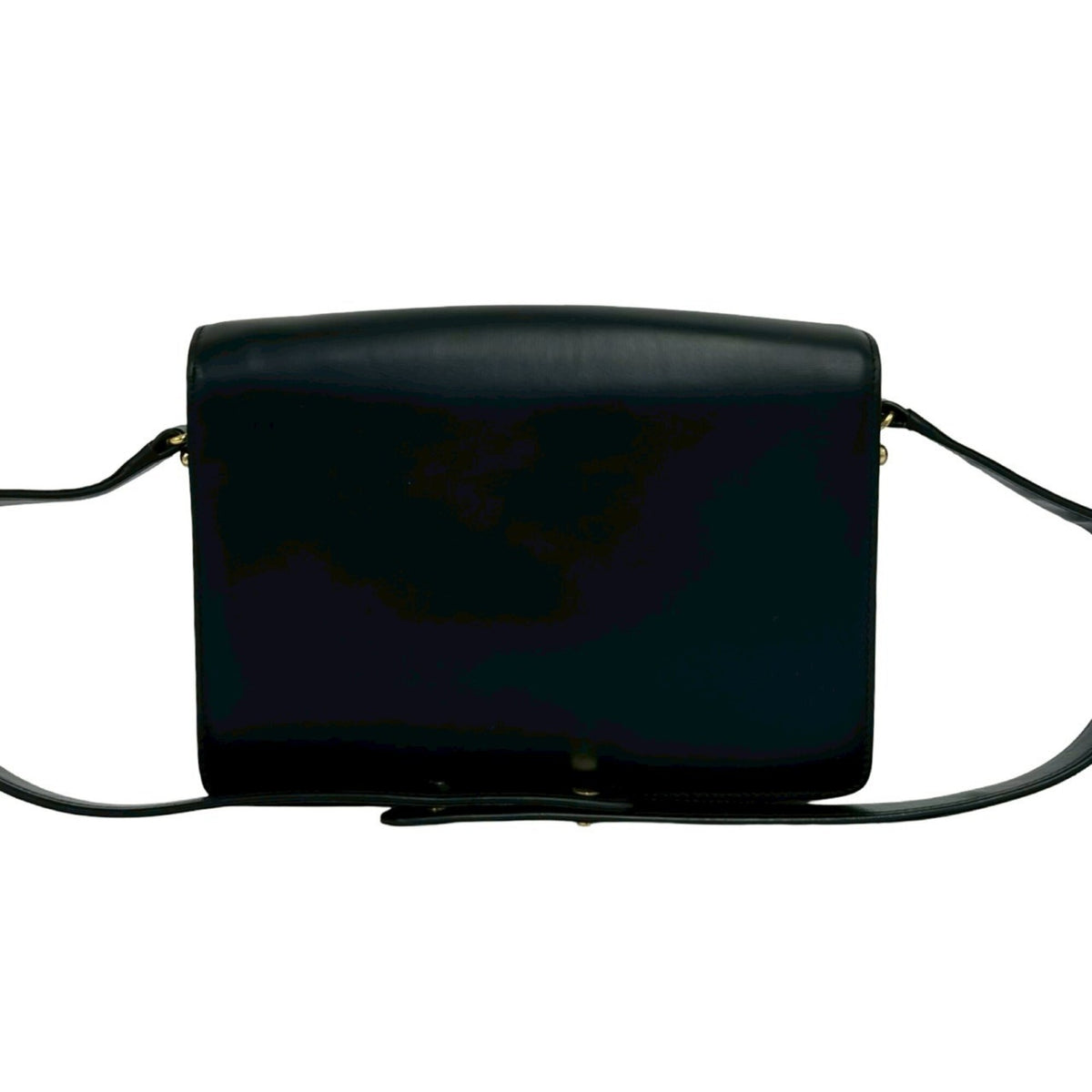 Gucci Black Leather Handbag Shoulder Bag (Pre-Owned)