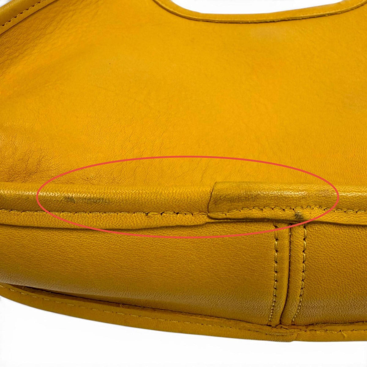 Coach Mustard Leather Shoulder Bag (Pre-Owned)