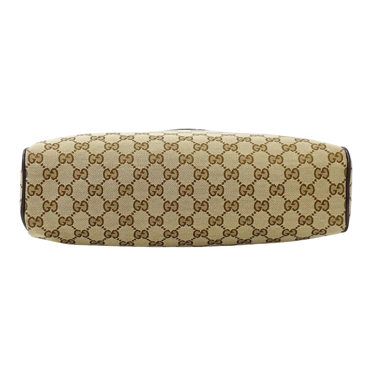 Gucci Beige Brown Gg Canvas Handbag Shoulder Bag (Pre-Owned)