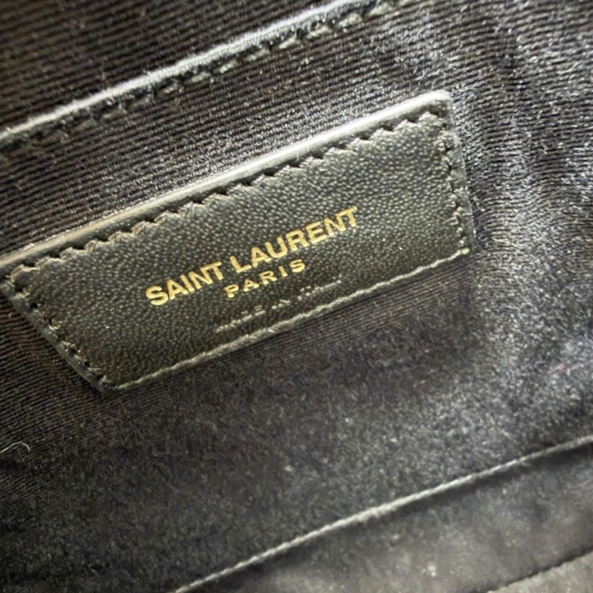 Saint Laurent Green Leather Shoulder Bag (Pre-Owned)