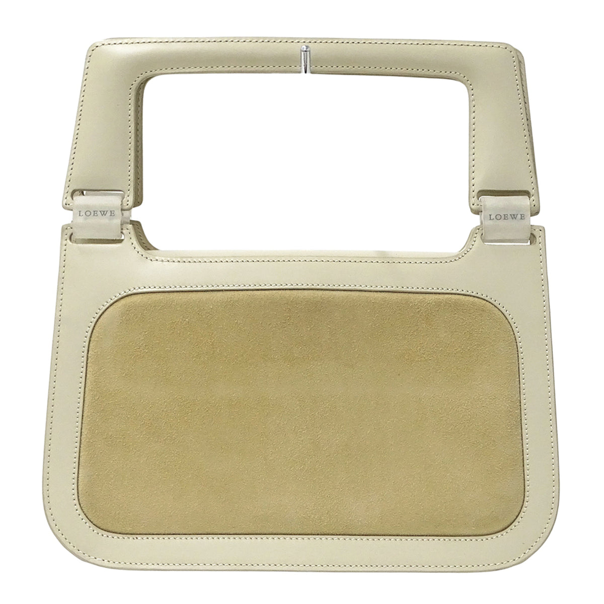 Loewe Beige Suede Leather Handbag (Pre-Owned)