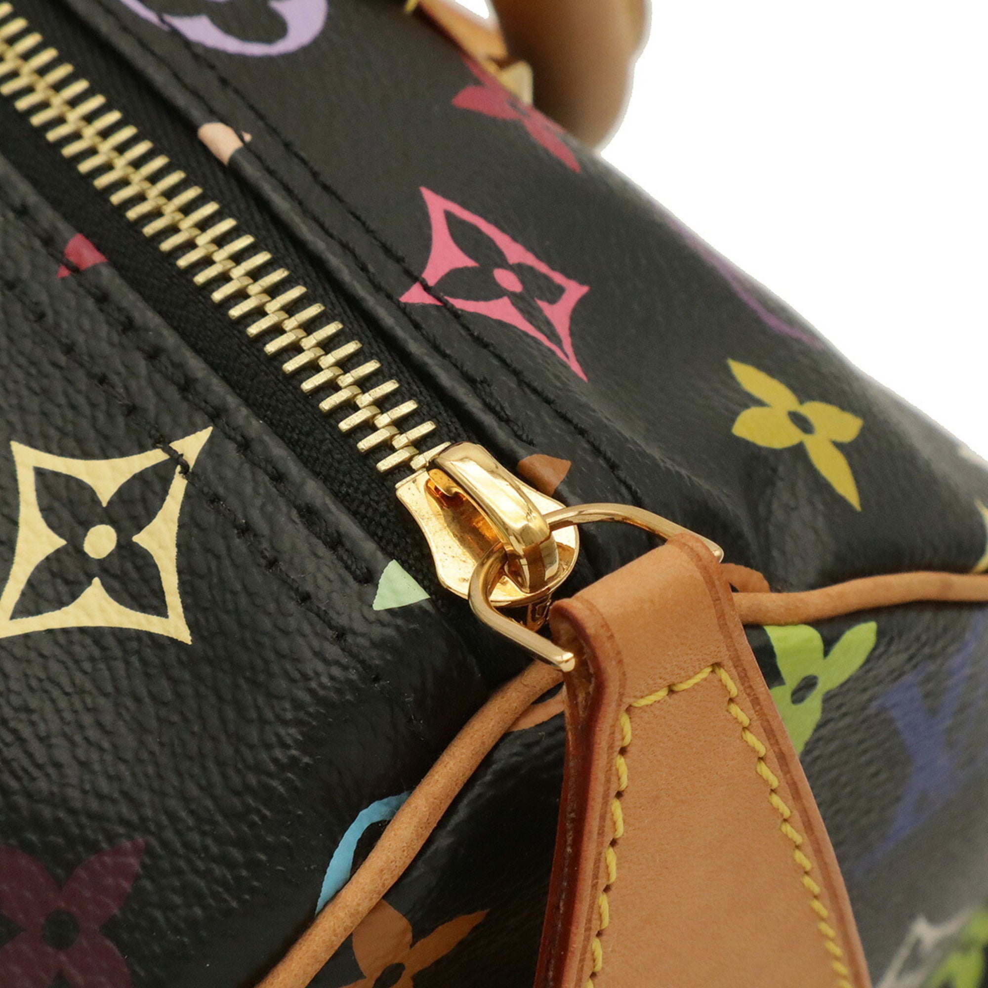 Louis Vuitton Black Monogram Multi-Color Noir Monogram Multicolore Handbag (Pre-Owned)