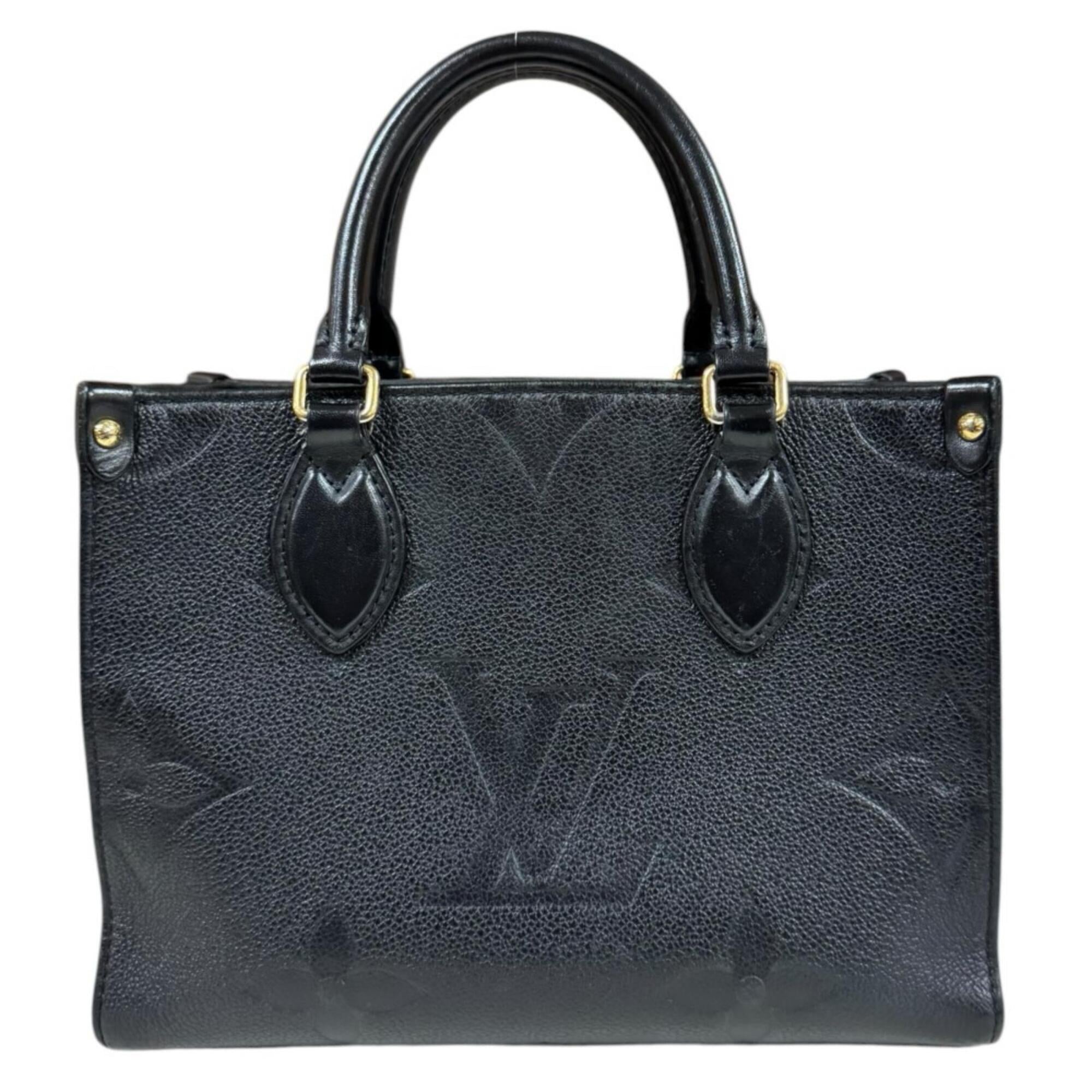 Louis Vuitton Black Noir Monogram Empreinte Shoulder Bag (Pre-Owned)