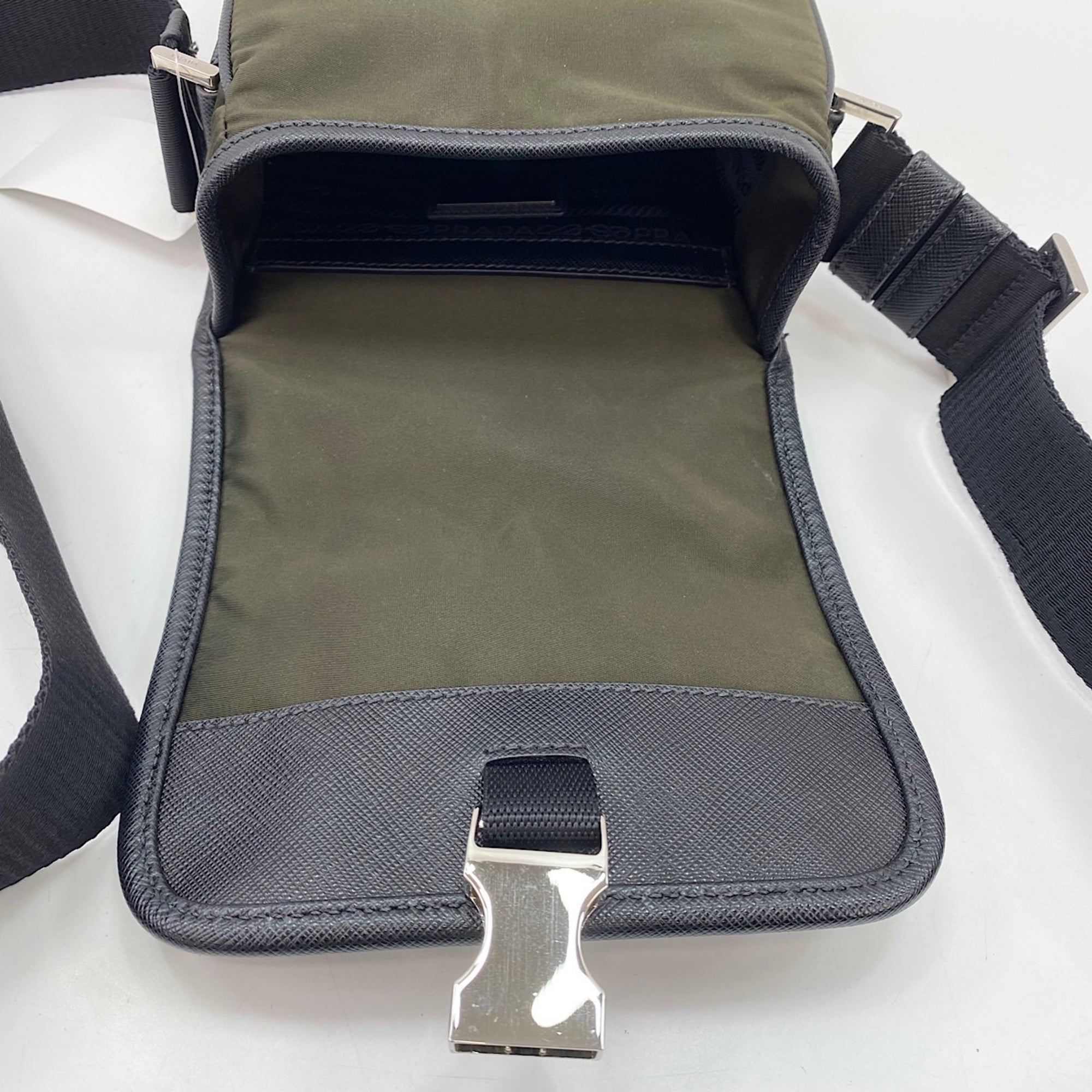 Prada Khaki Shoulder Bag (Pre-Owned)