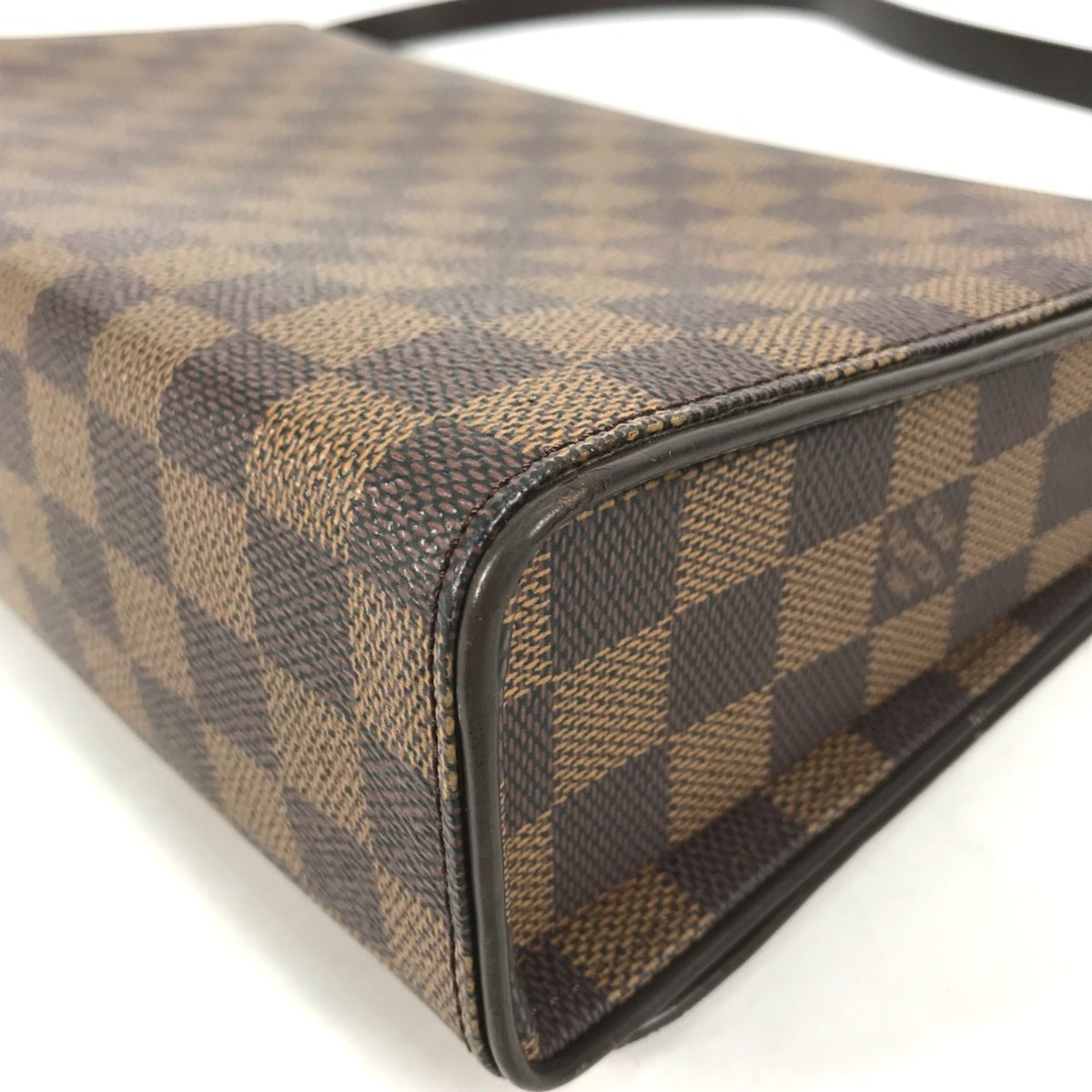 Louis Vuitton Brown Ebene Damier Canvas Shoulder Bag (Pre-Owned)