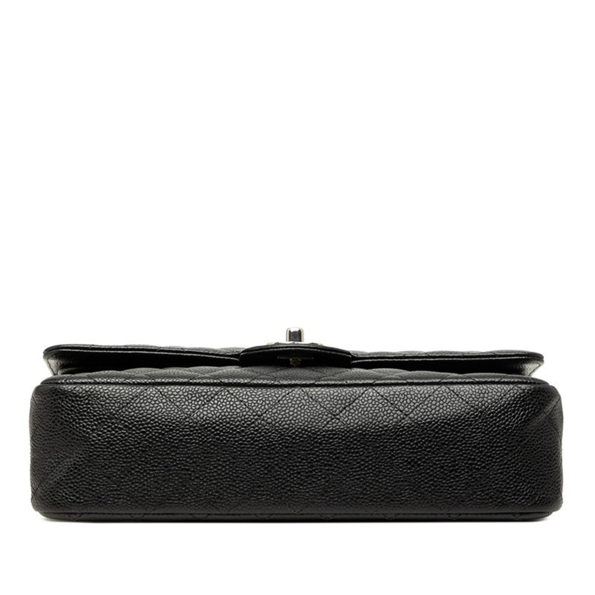 Chanel Black Grained Calfskin Shoulder Bag (Pre-Owned)