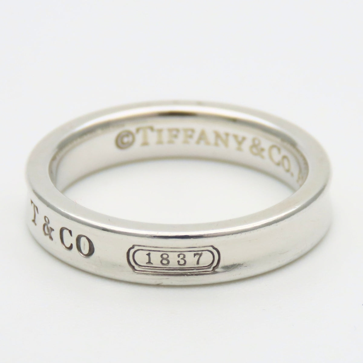 Tiffany Silver Silver 925 Band Ring (Pre-Owned)