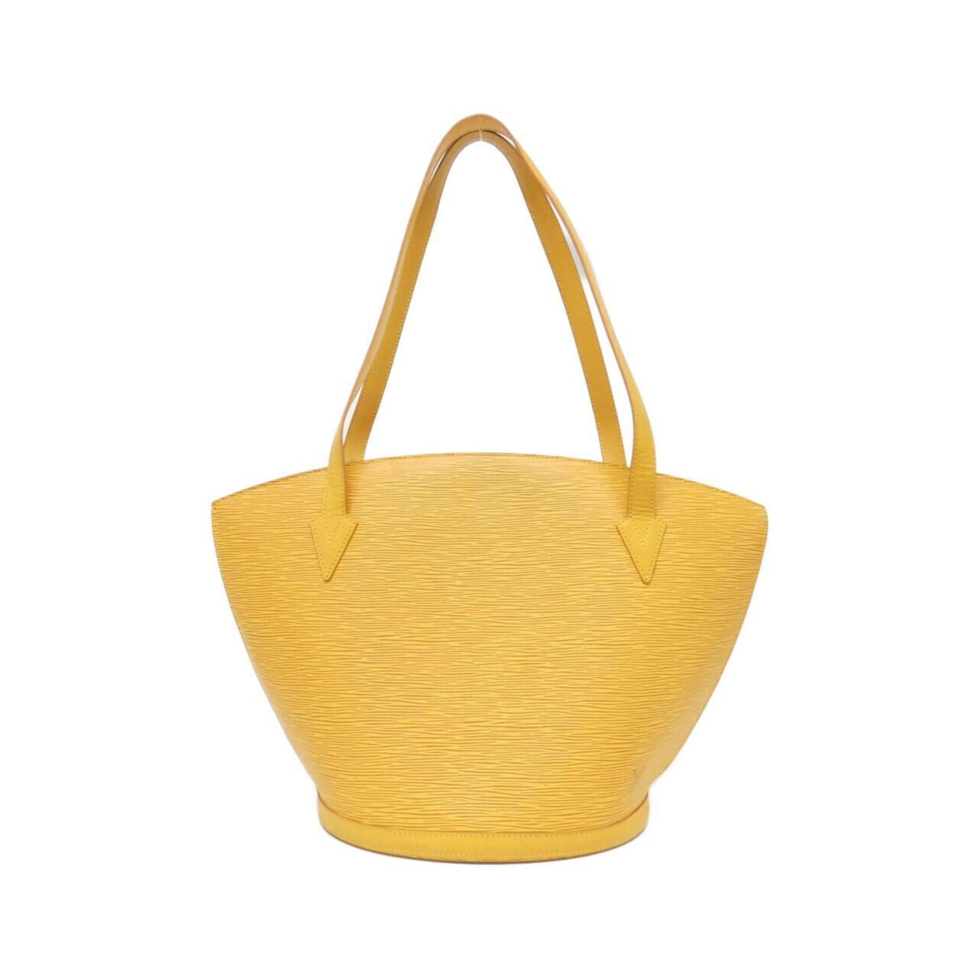 Louis Vuitton Yellow Leather Shoulder Bag (Pre-Owned)