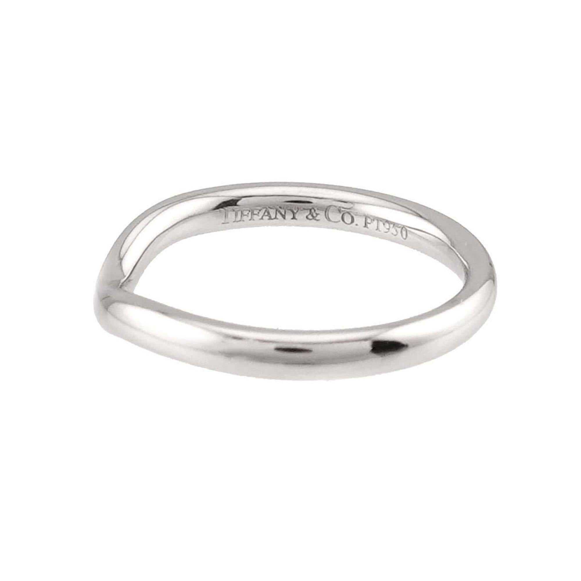 Tiffany Silver Platinum 950 Band Ring (Pre-Owned)