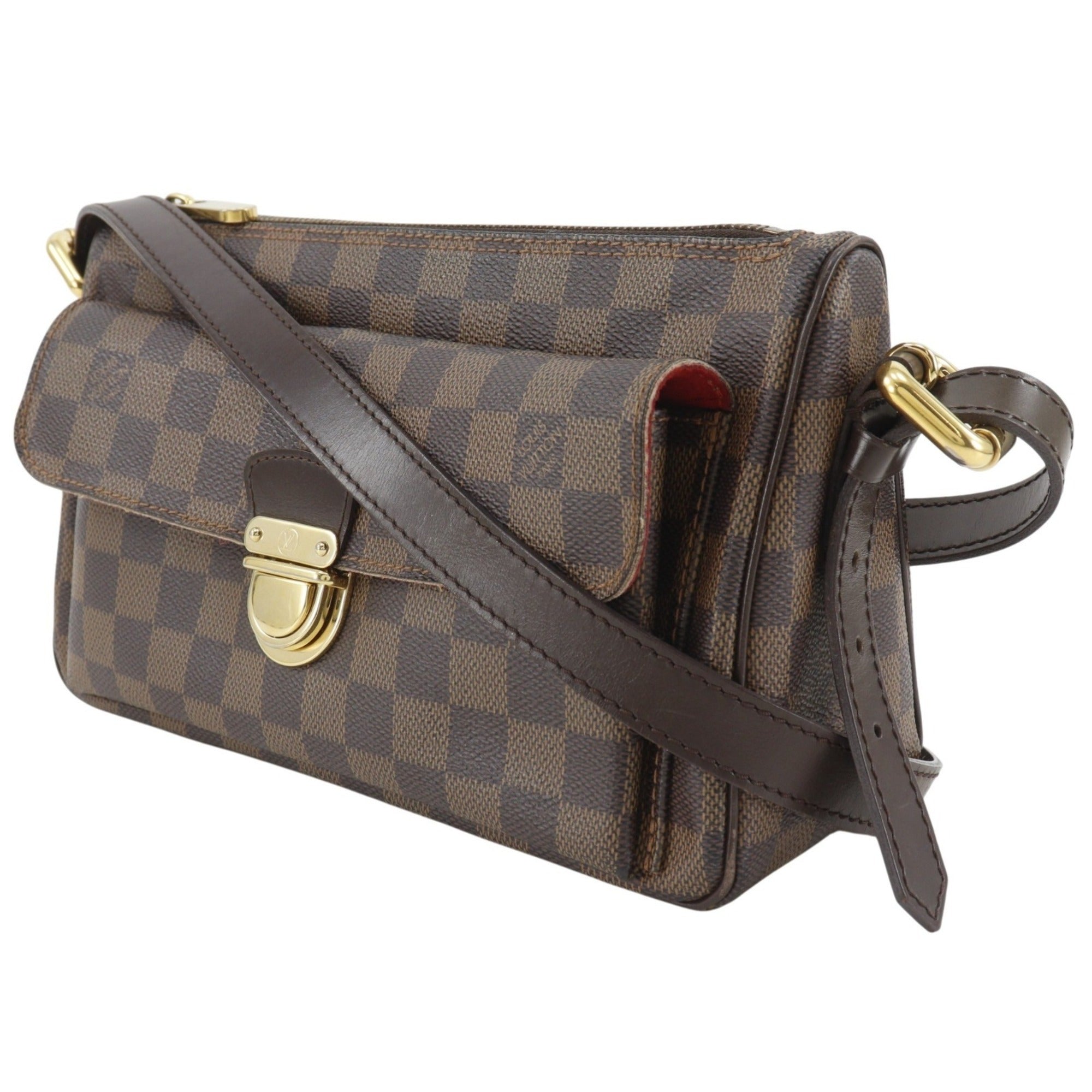 Louis Vuitton Damier Brown Damier Canvas Shoulder Bag (Pre-Owned)