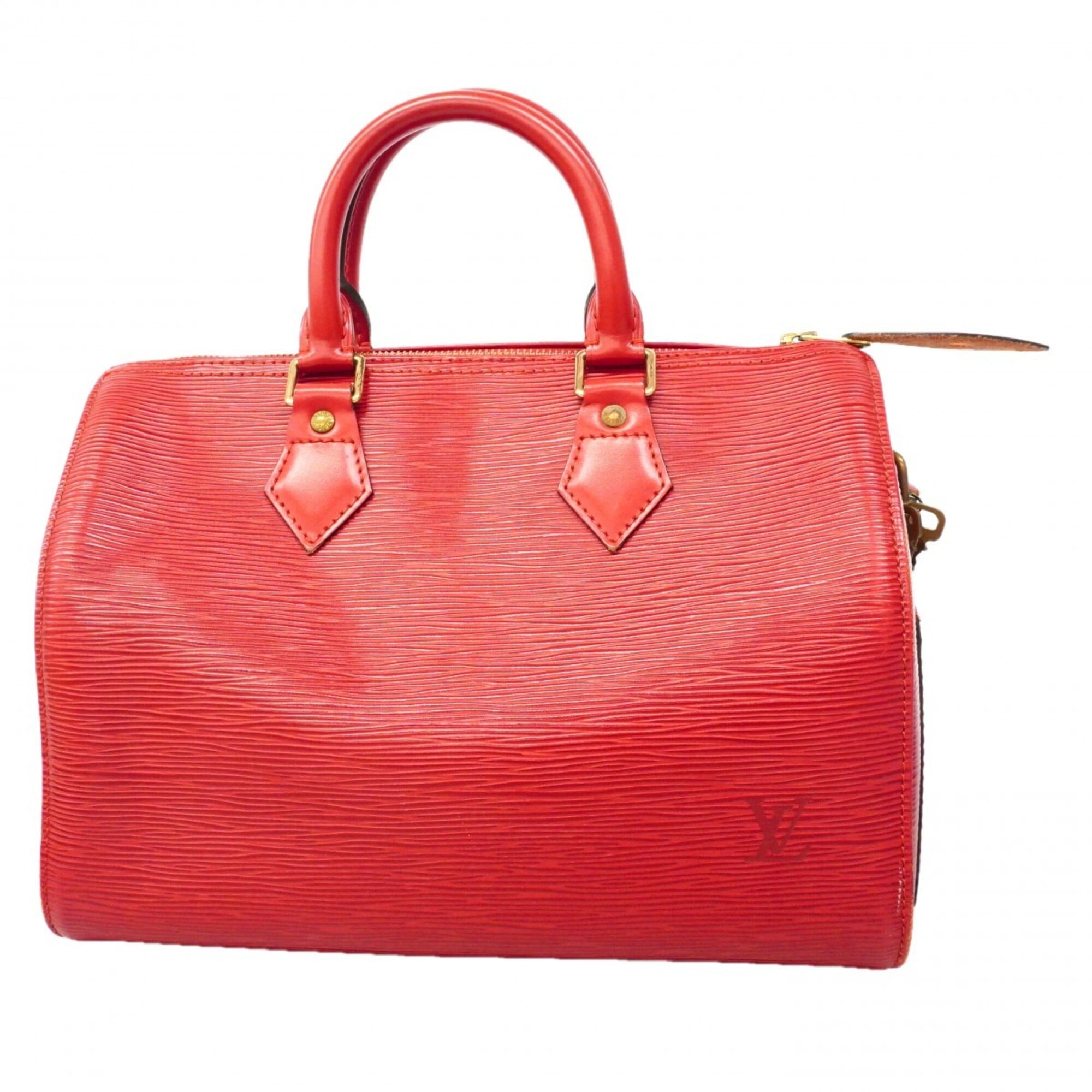 Louis Vuitton Castilian Red Handbag (Pre-Owned)