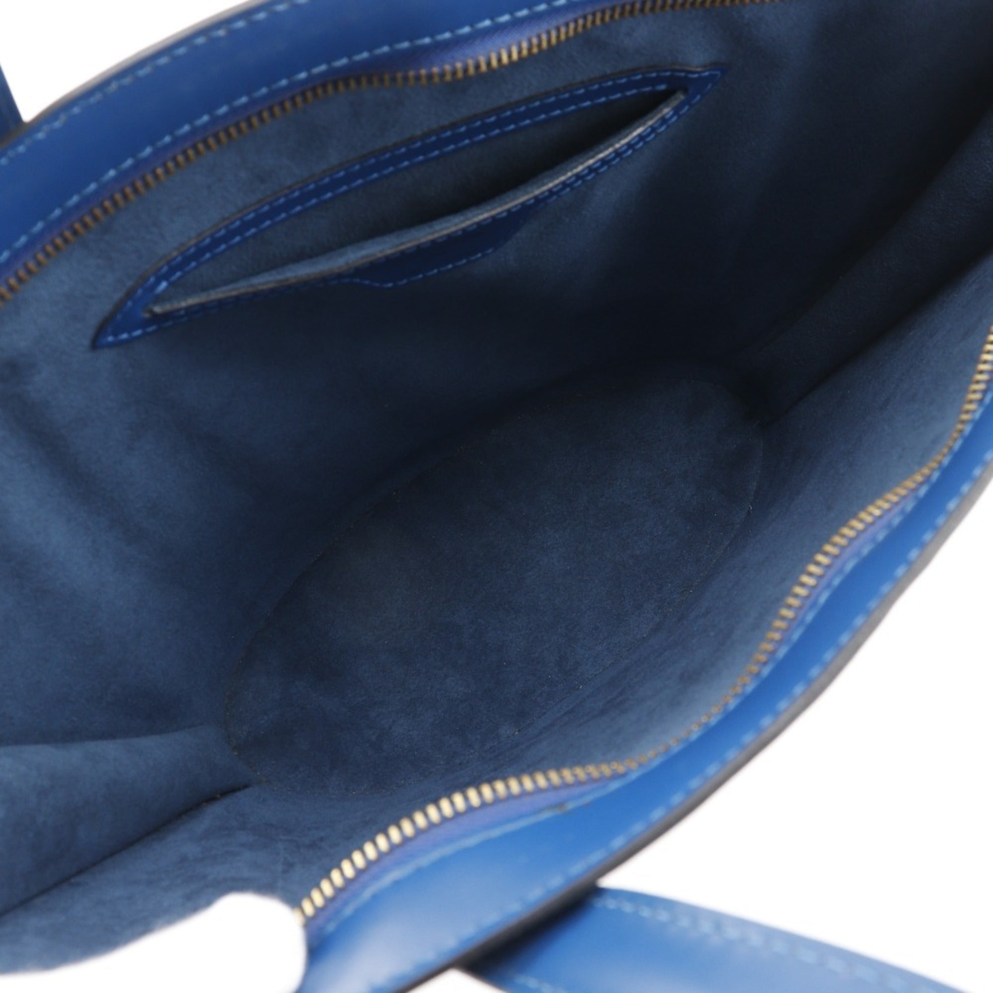 Louis Vuitton Epi Blue Toledo Blue Epi Leather Handbag (Pre-Owned)