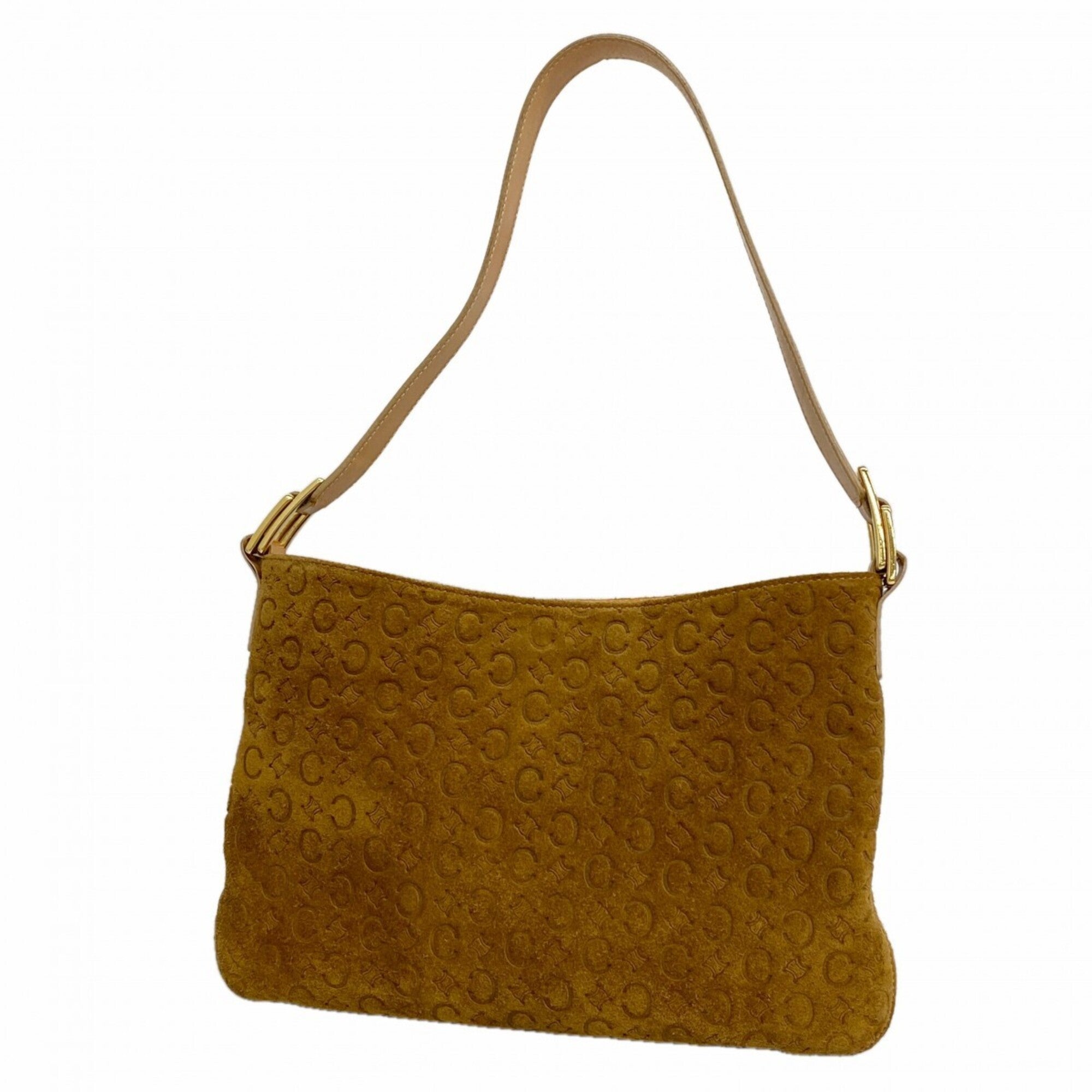 Celine Brown Suede Shoulder Bag (Pre-Owned)