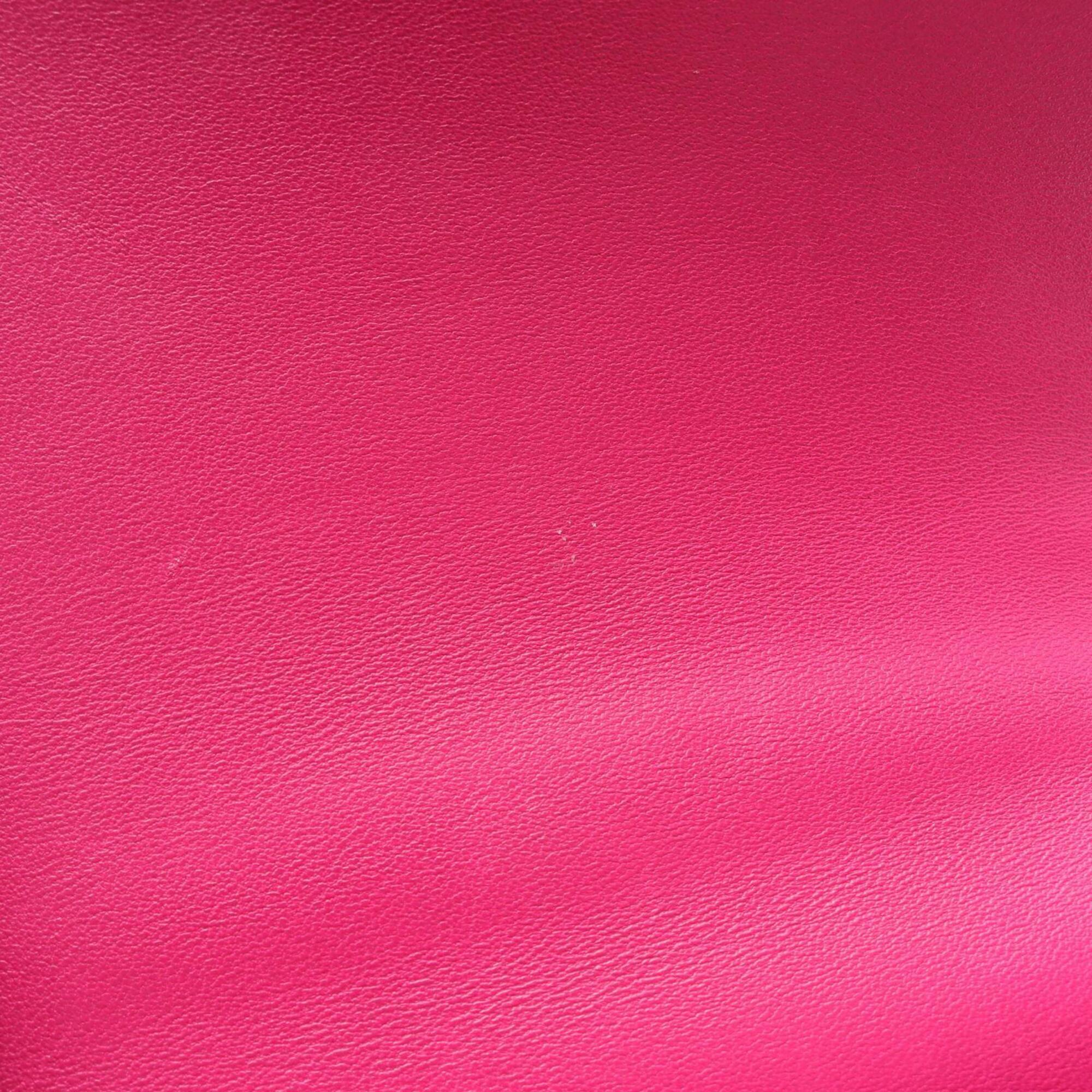 Hermes Pink Rose Purple Epsom Leather Shoulder Bag (Pre-Owned)