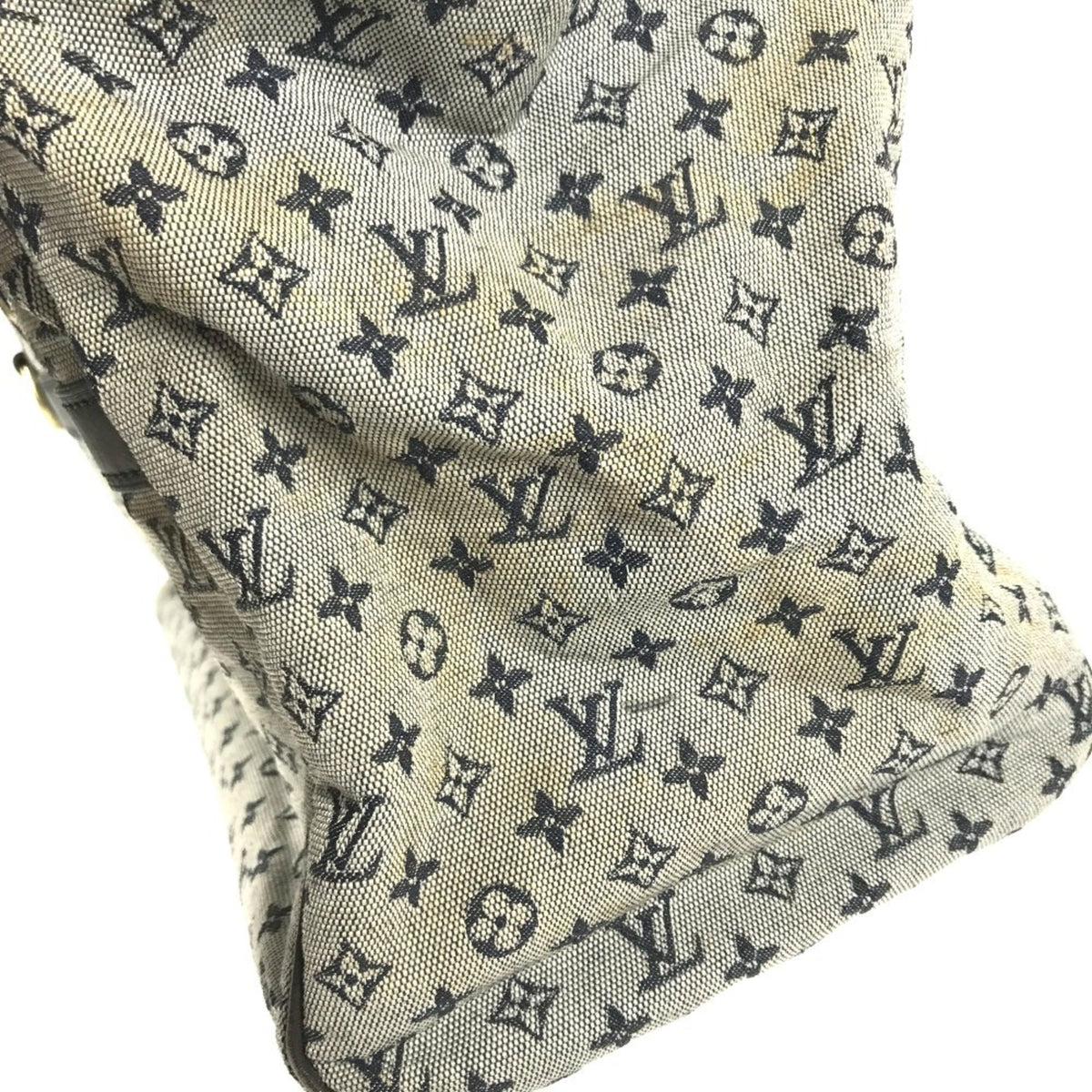 Louis Vuitton Navy Monogram Mini Boston Bag Handbag Shoulder Bag (Pre-Owned)