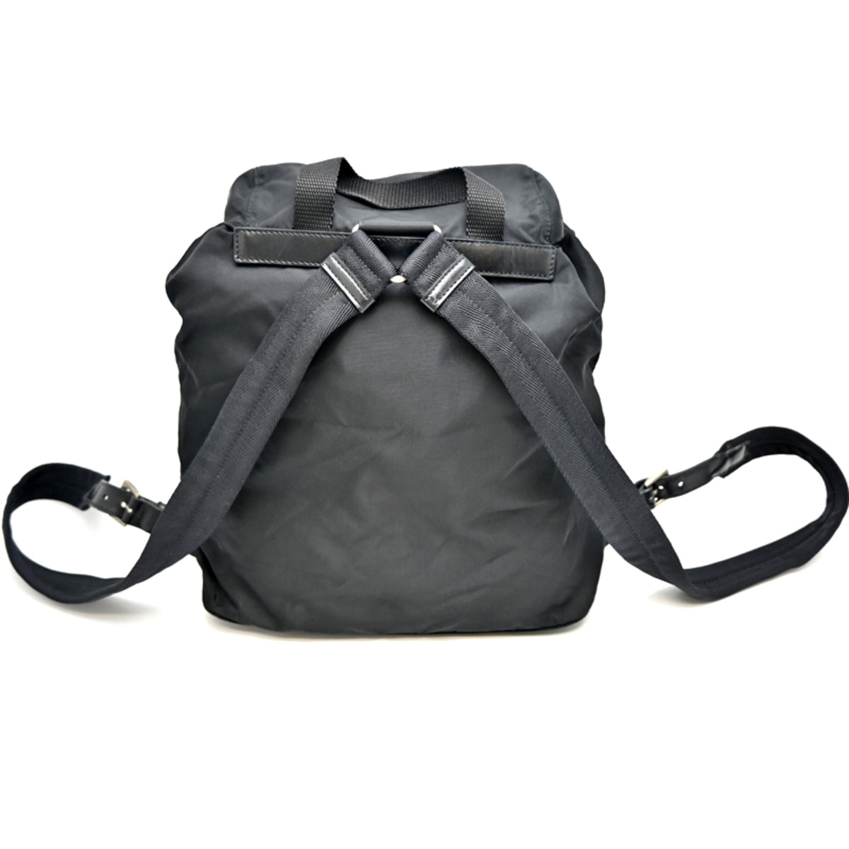 Prada Black Nylon Backpack (Pre-Owned)