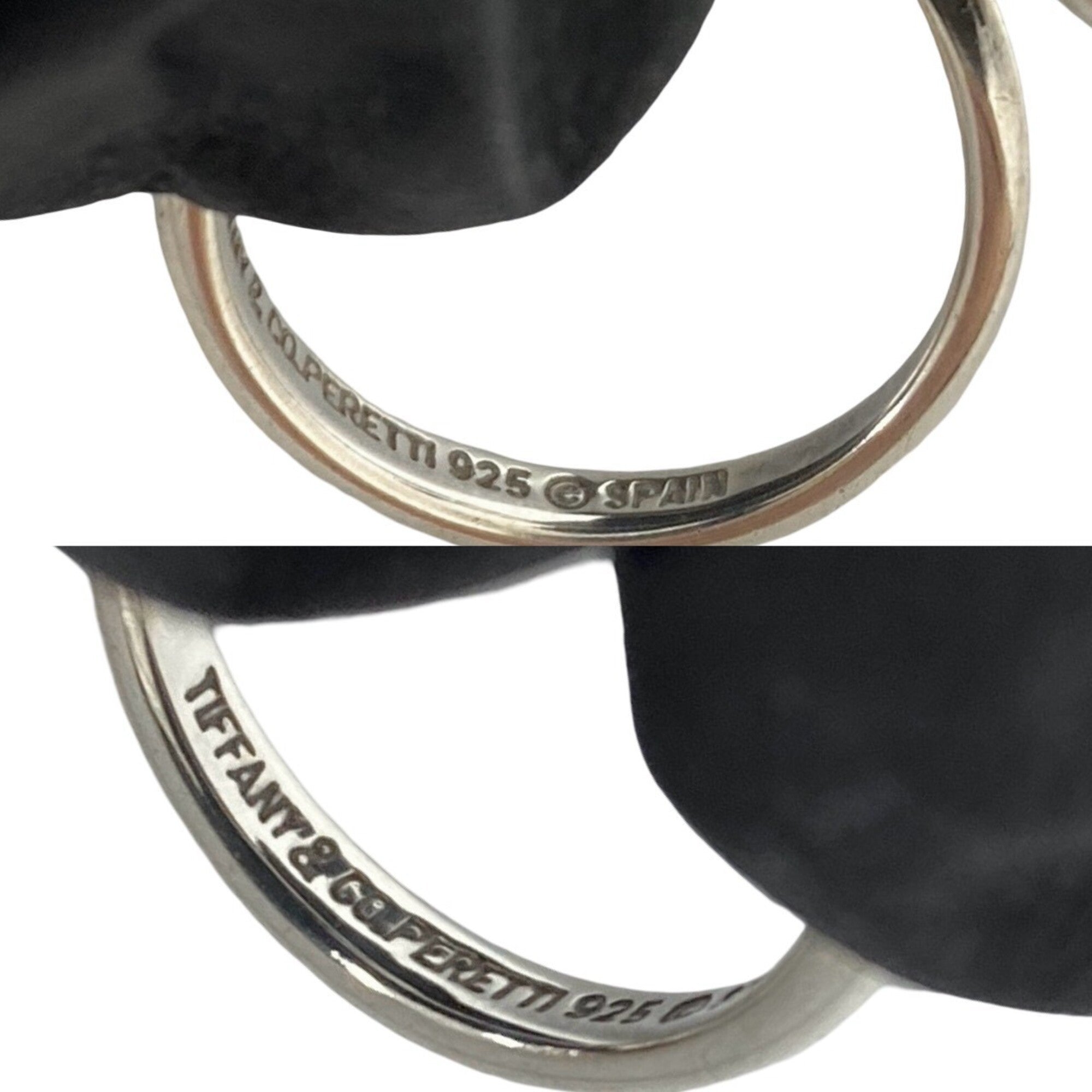 Tiffany Silver Silver 925 Band Ring (Pre-Owned)