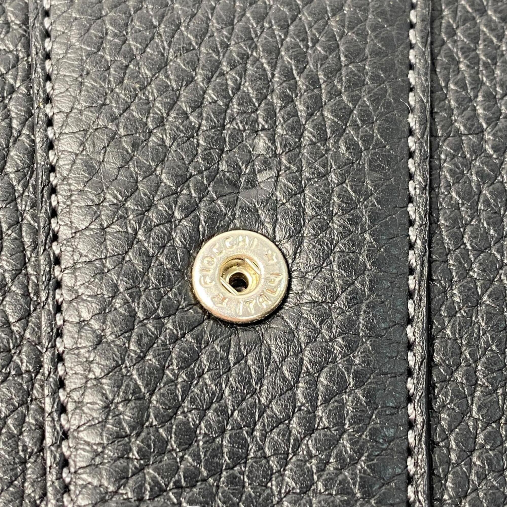 Loewe Black Leather Coin Purse/Coin Case (Pre-Owned)
