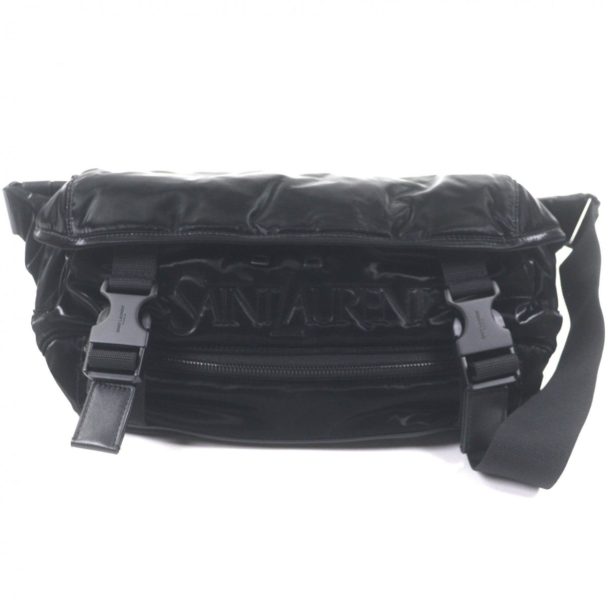 Saint Laurent Black Nylon Sling Bag (Pre-Owned)