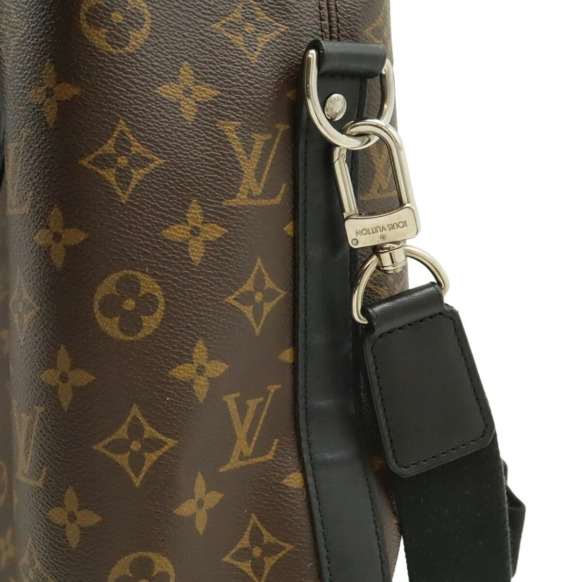 Louis Vuitton Monogram Black Brown Monogram Shoulder Bag Tote Bag (Pre-Owned)