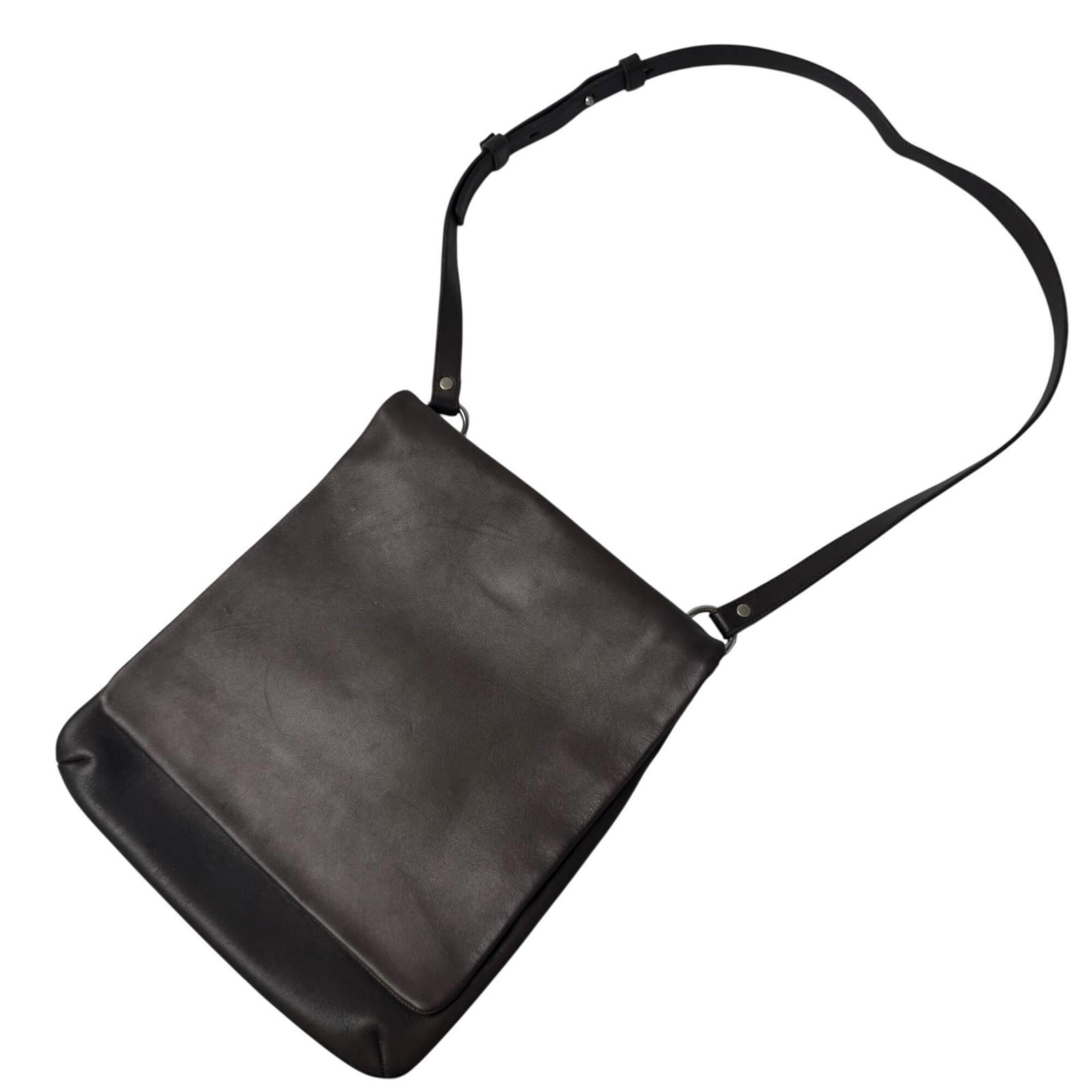 Coach Dark Brown Leather Shoulder Bag (Pre-Owned)