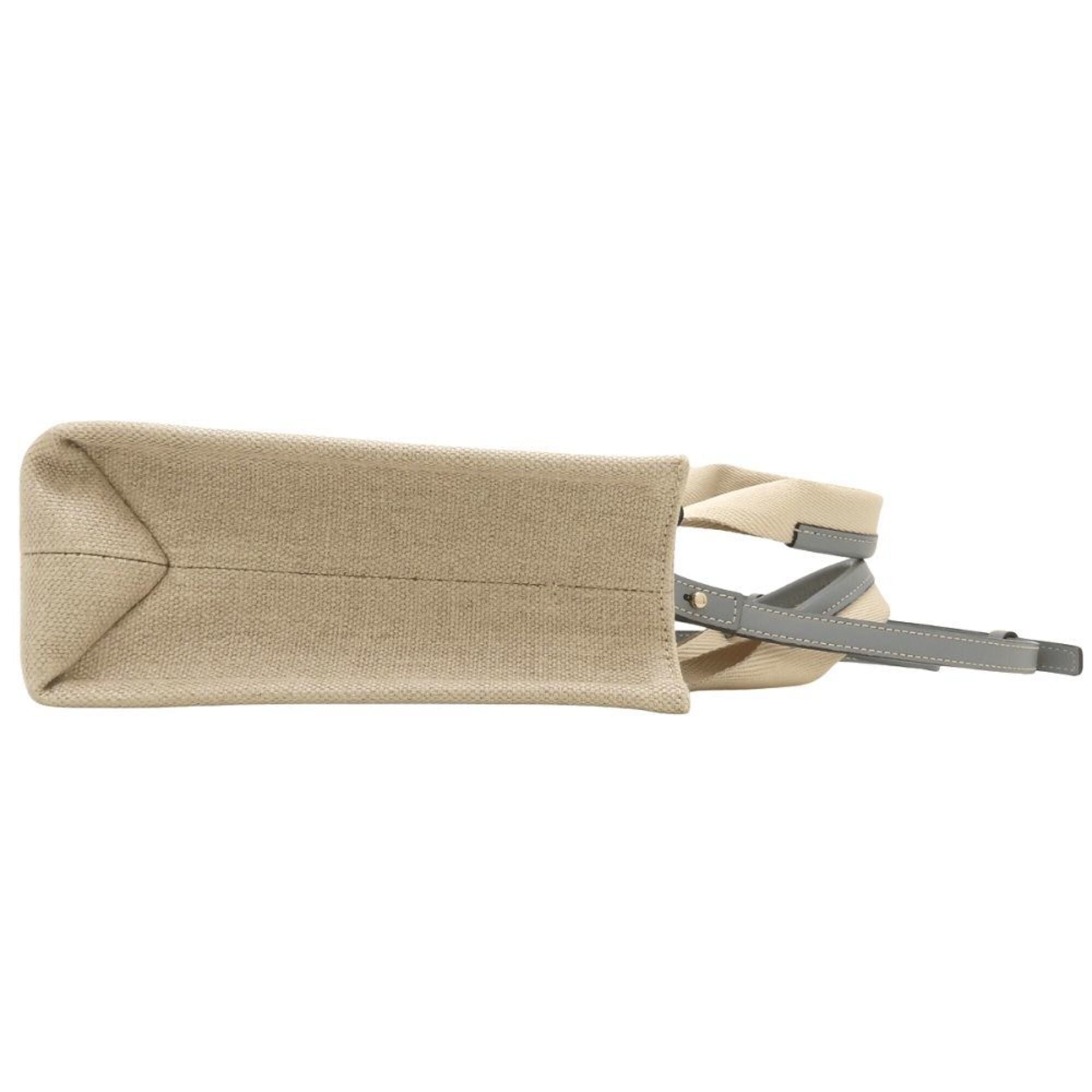 Chloé Beige Linen Leather Handbag (Pre-Owned)
