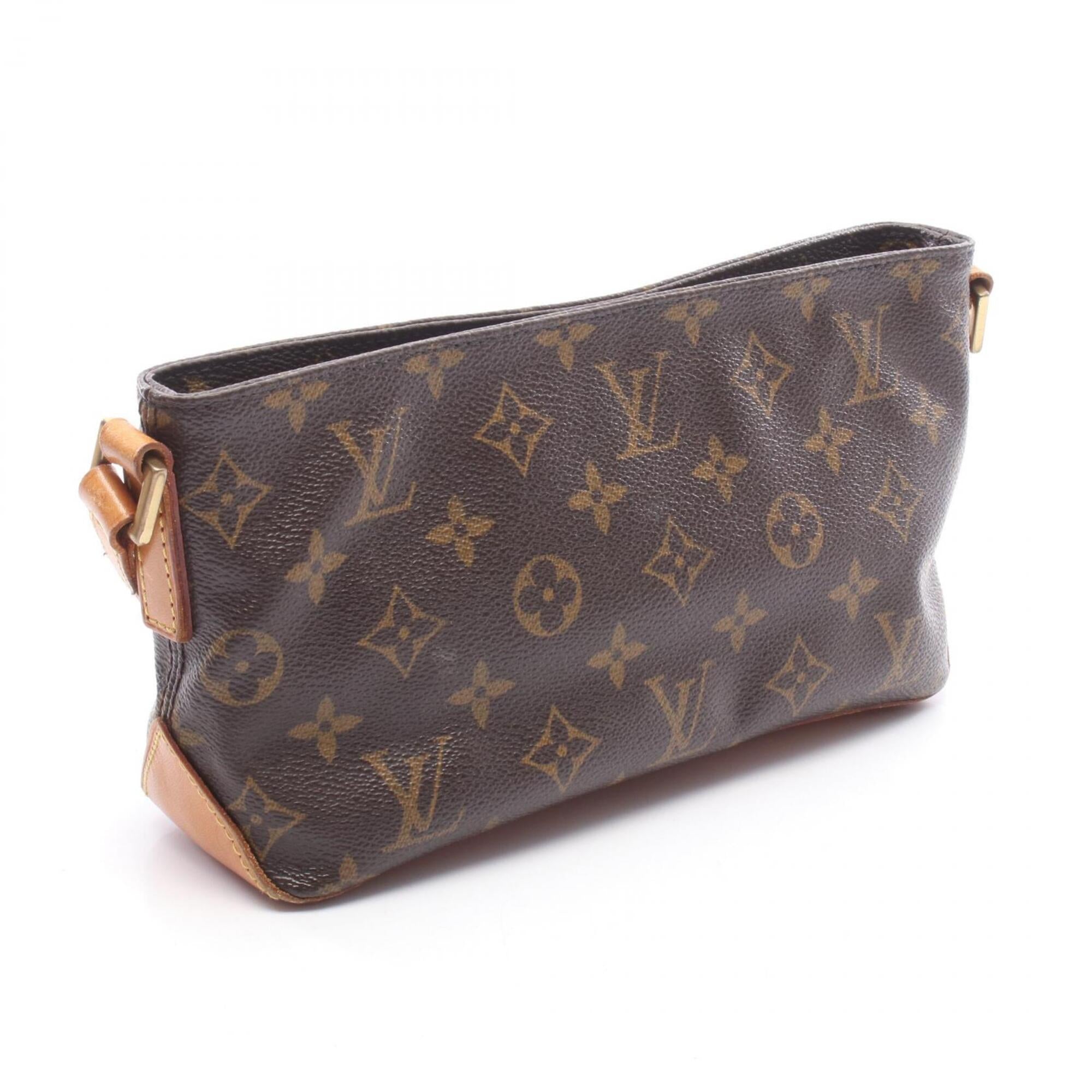 Louis Vuitton Brown Coated Canvas Pvc Monogram Leather Handbag Shoulder Bag (Pre-Owned)