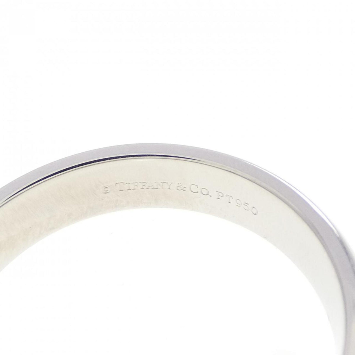 Tiffany Platinum 950 Band Ring (Pre-Owned)