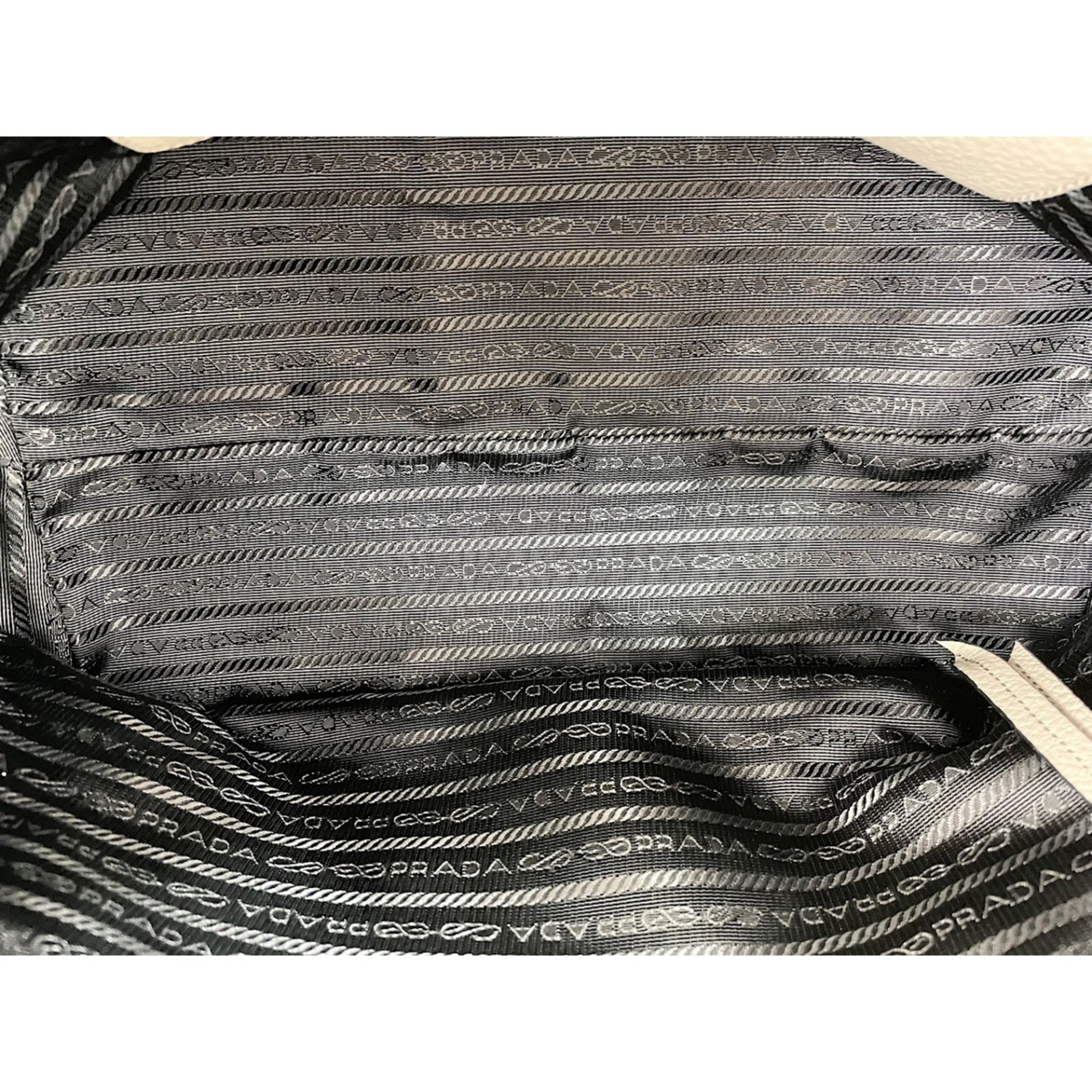 Prada Gray Handbag (Pre-Owned)