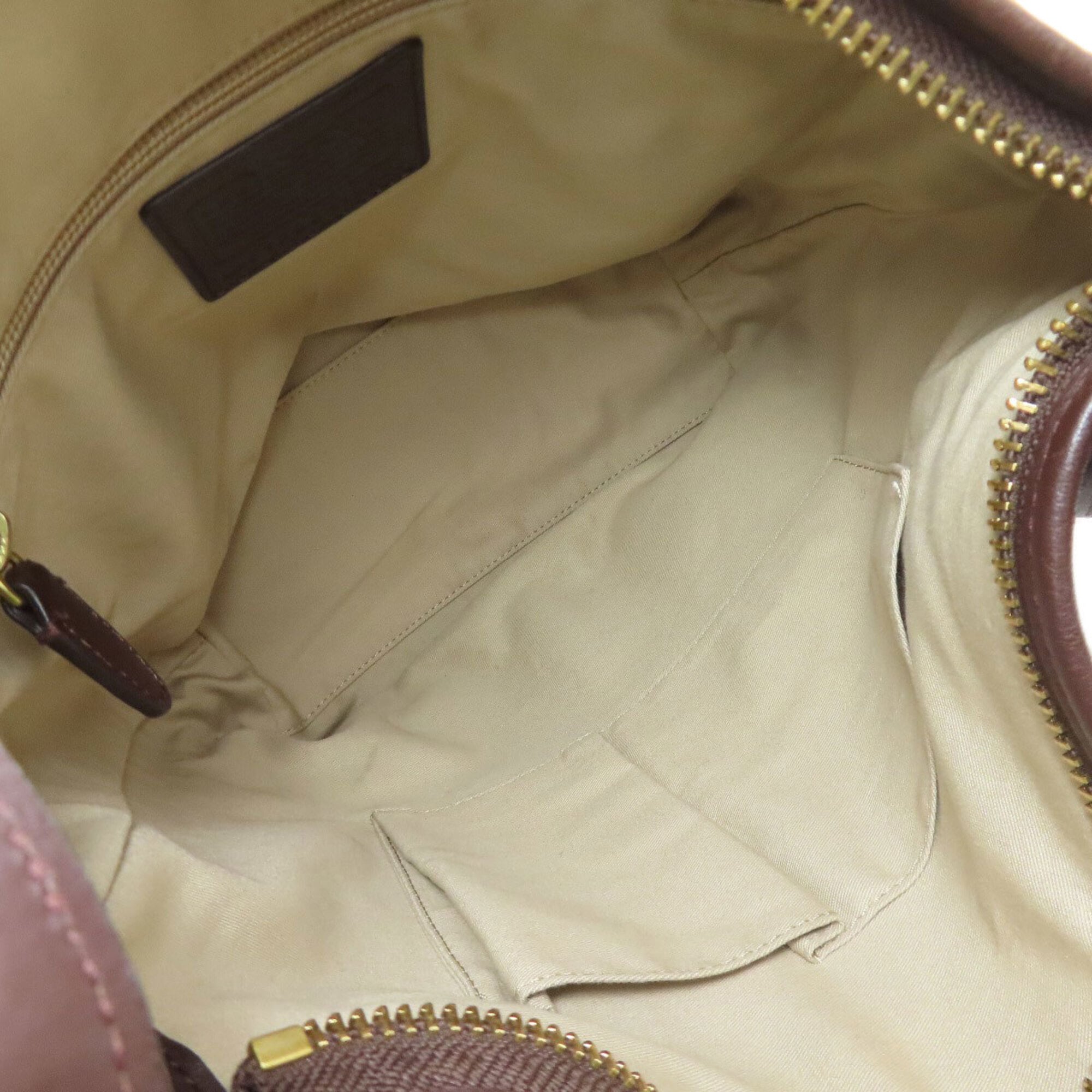 Coach Dark Brown Leather Shoulder Bag (Pre-Owned)