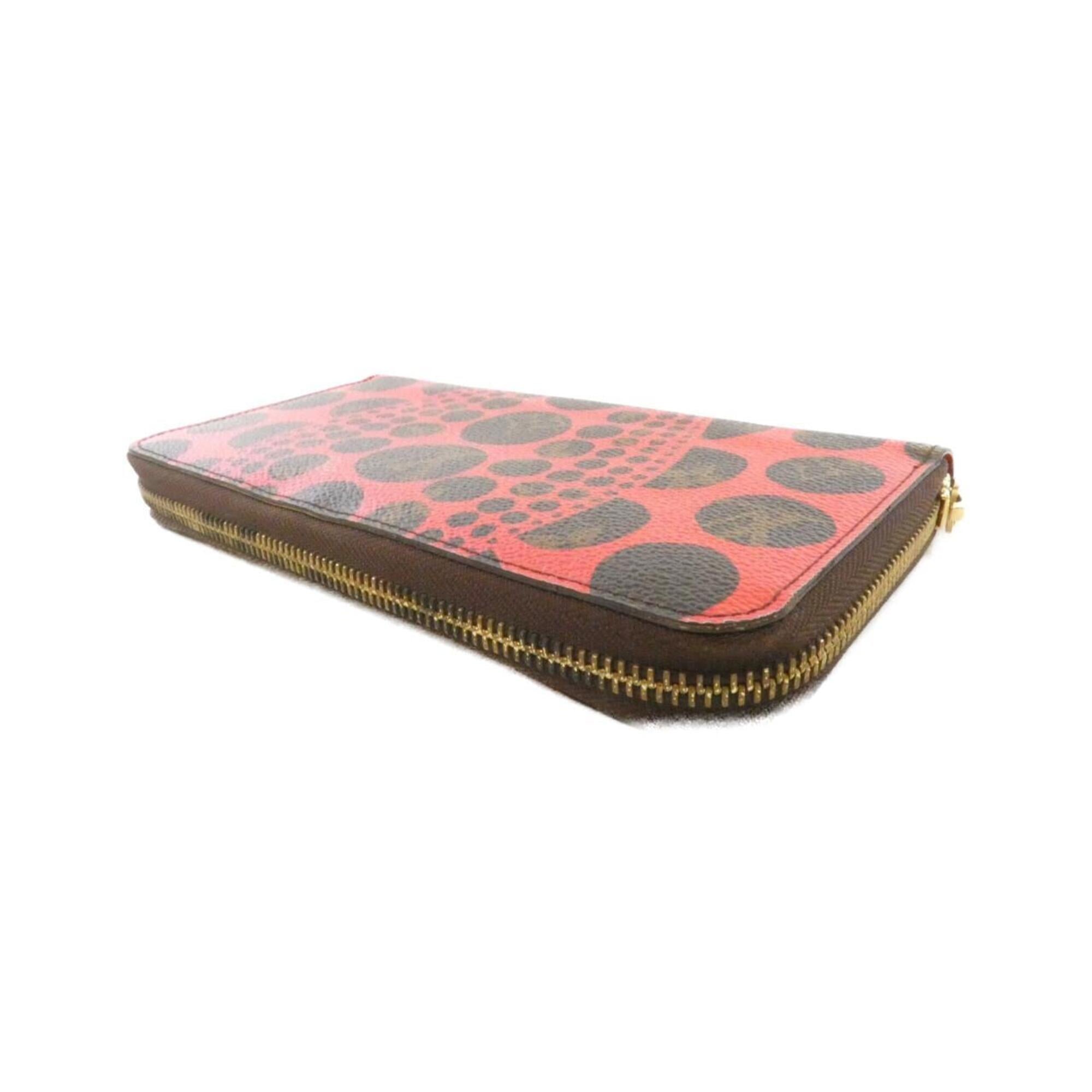 Louis Vuitton Marron Rouge Coated Canvas Long Wallet (Bi-Fold) (Pre-Owned)