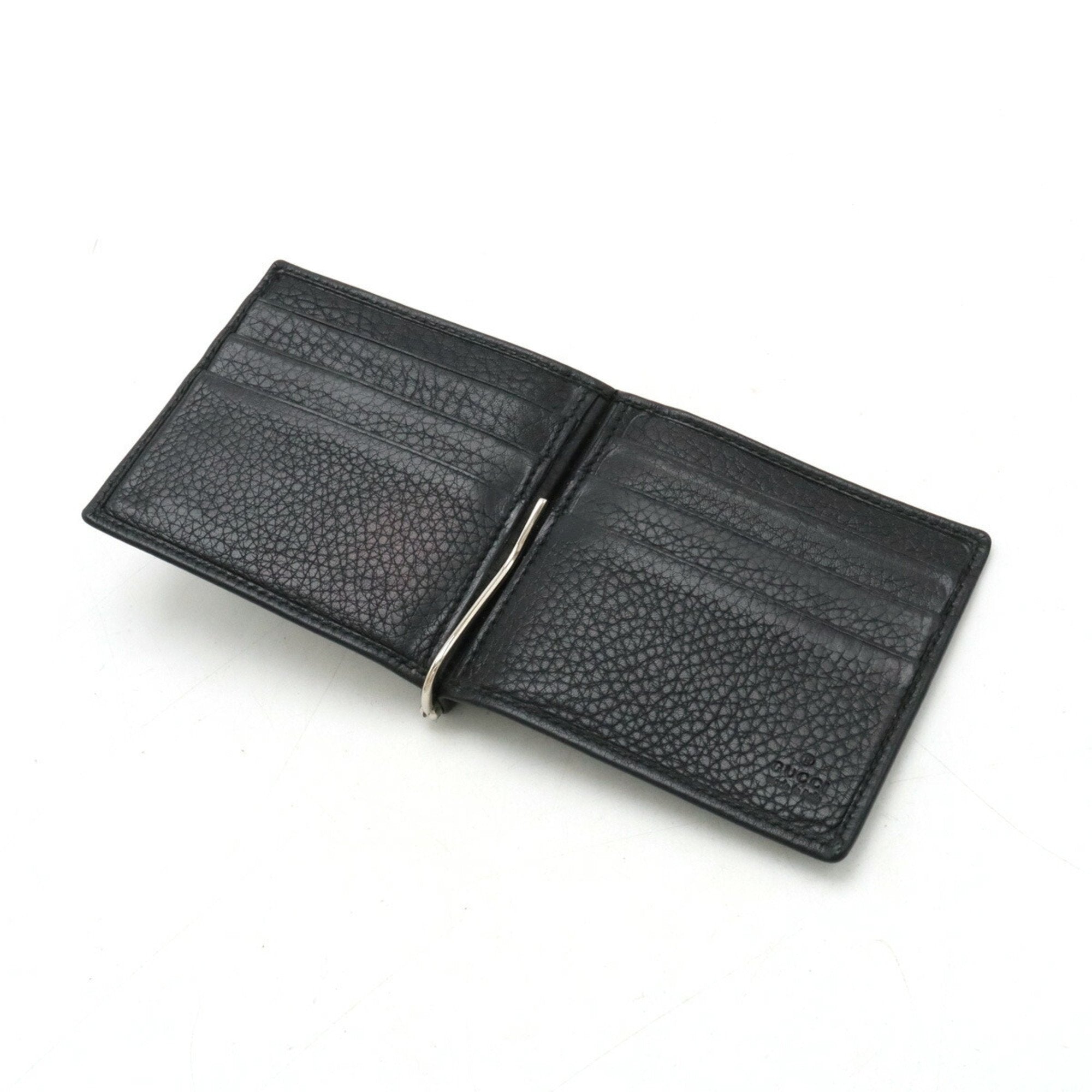 Gucci Black Leather Money Clip (Pre-Owned)