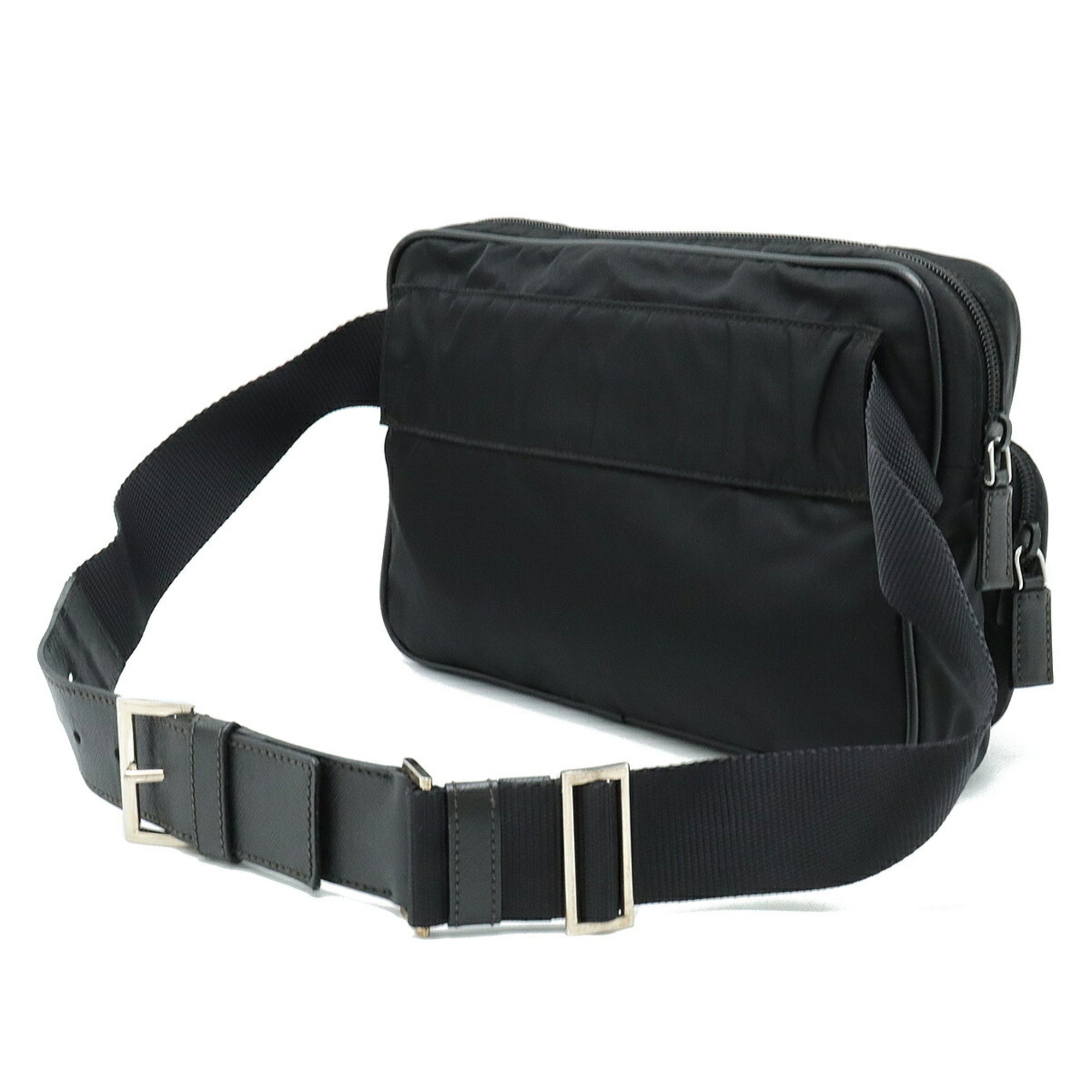 Prada Nero Nylon Fanny Pack Shoulder Bag (Pre-Owned)