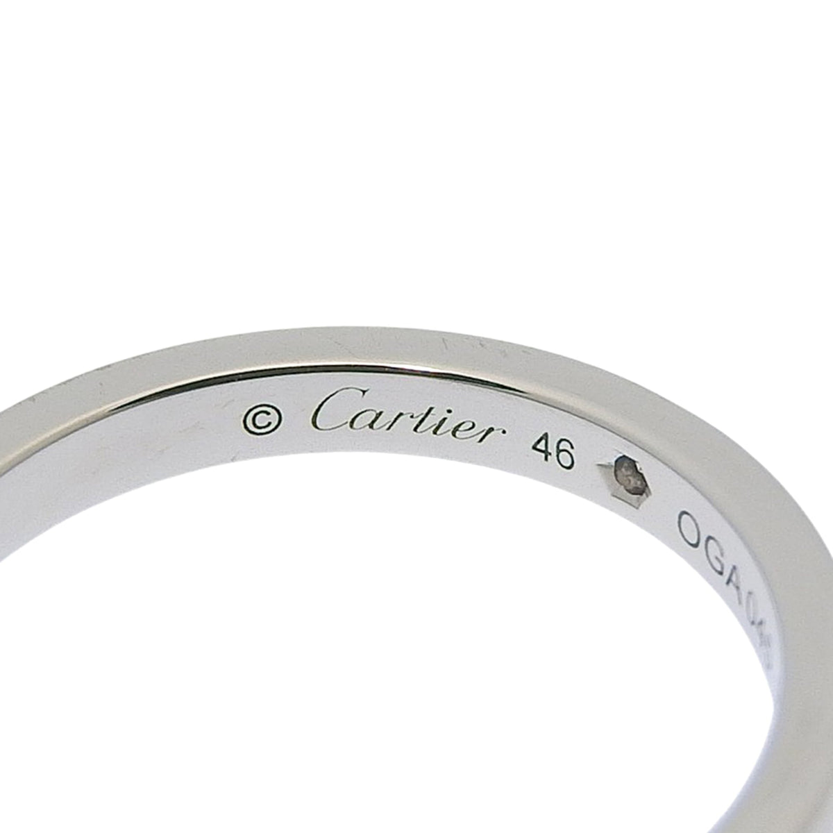 Cartier Platinum 950 Band Ring (Pre-Owned)