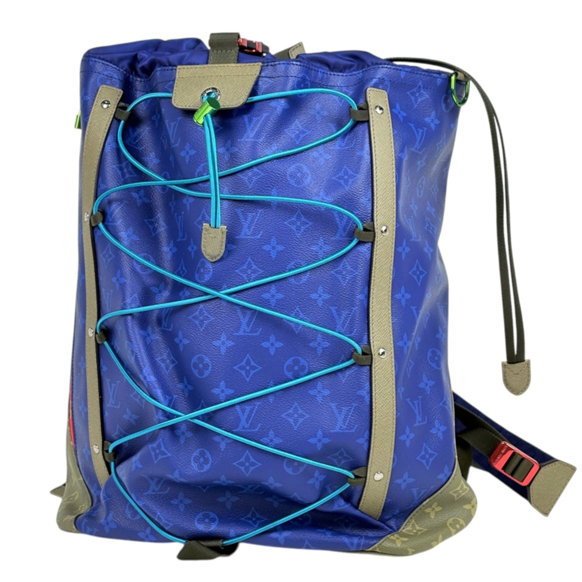 Louis Vuitton Blue Cobalt Taigarama Backpack (Pre-Owned)