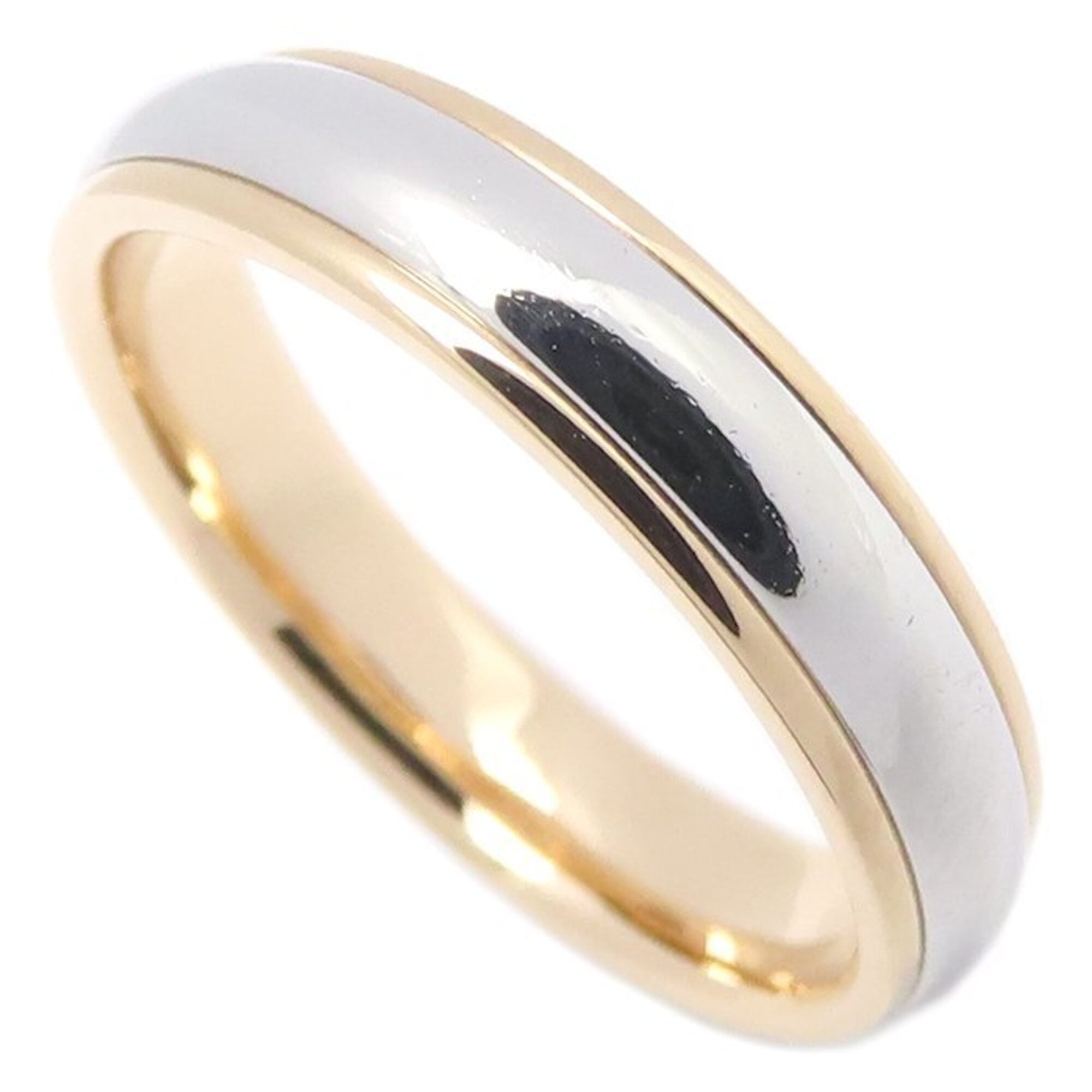 Tiffany Pink Gold (18K) Platinum 950 Band Ring (Pre-Owned)