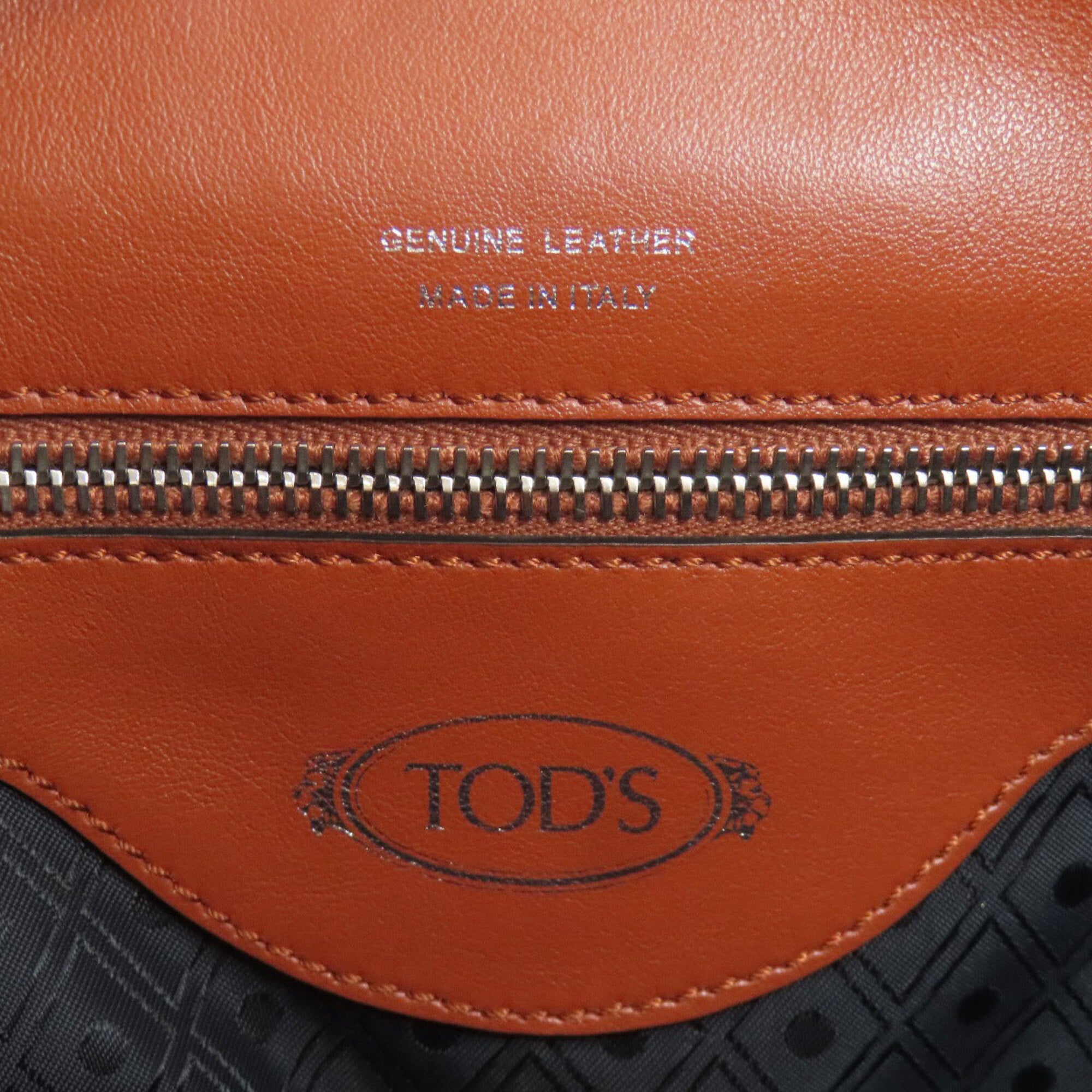 Tod's Brown Canvas Tote Bag (Pre-Owned)