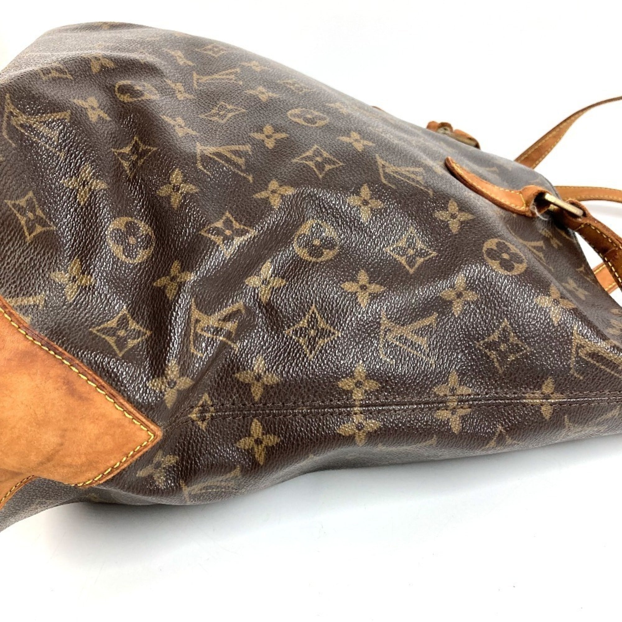 Louis Vuitton Brown Monogram Shoulder Bag Tote Bag (Pre-Owned)