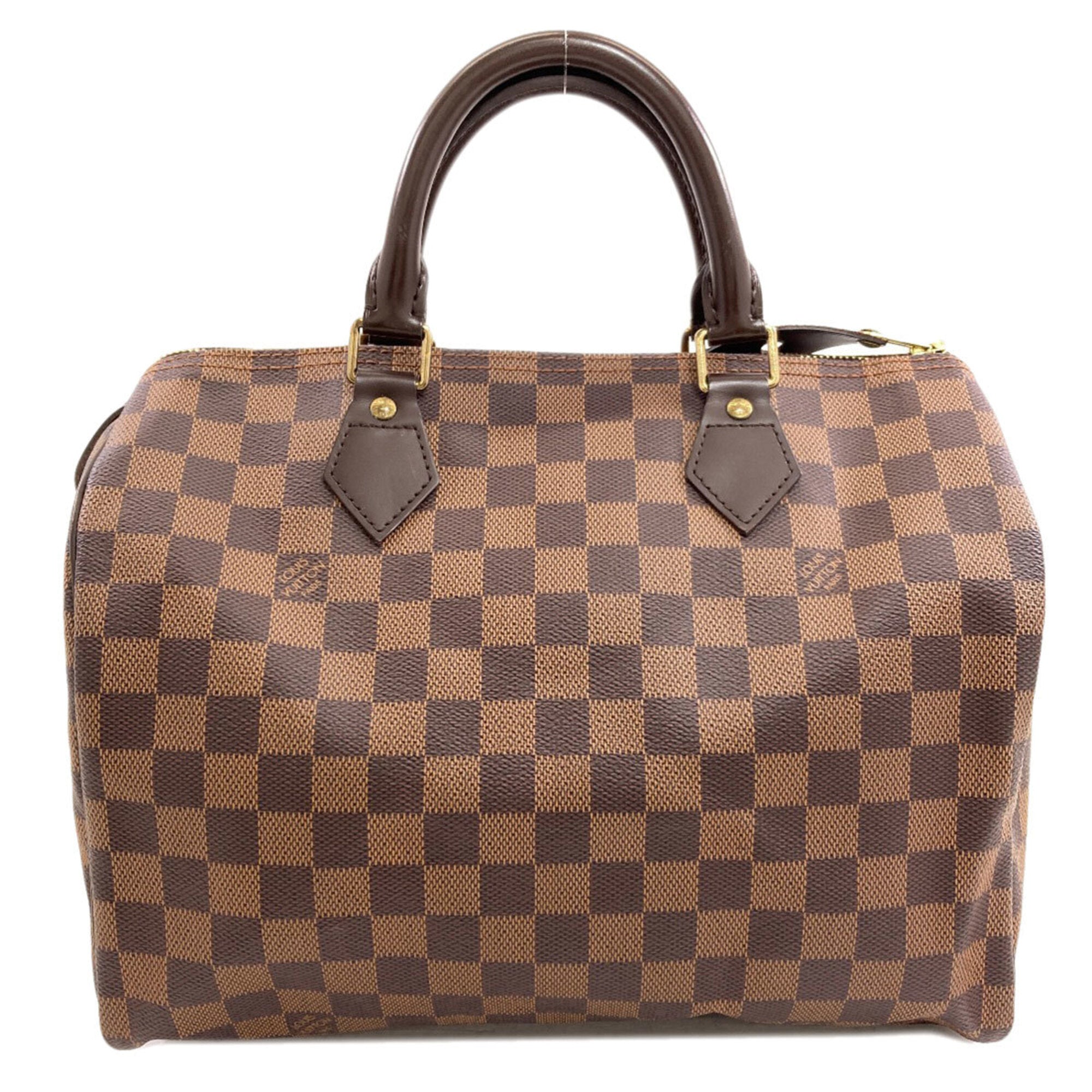 Louis Vuitton Damier Canvas Ebene Damier Canvas Boston Bag (Pre-Owned)