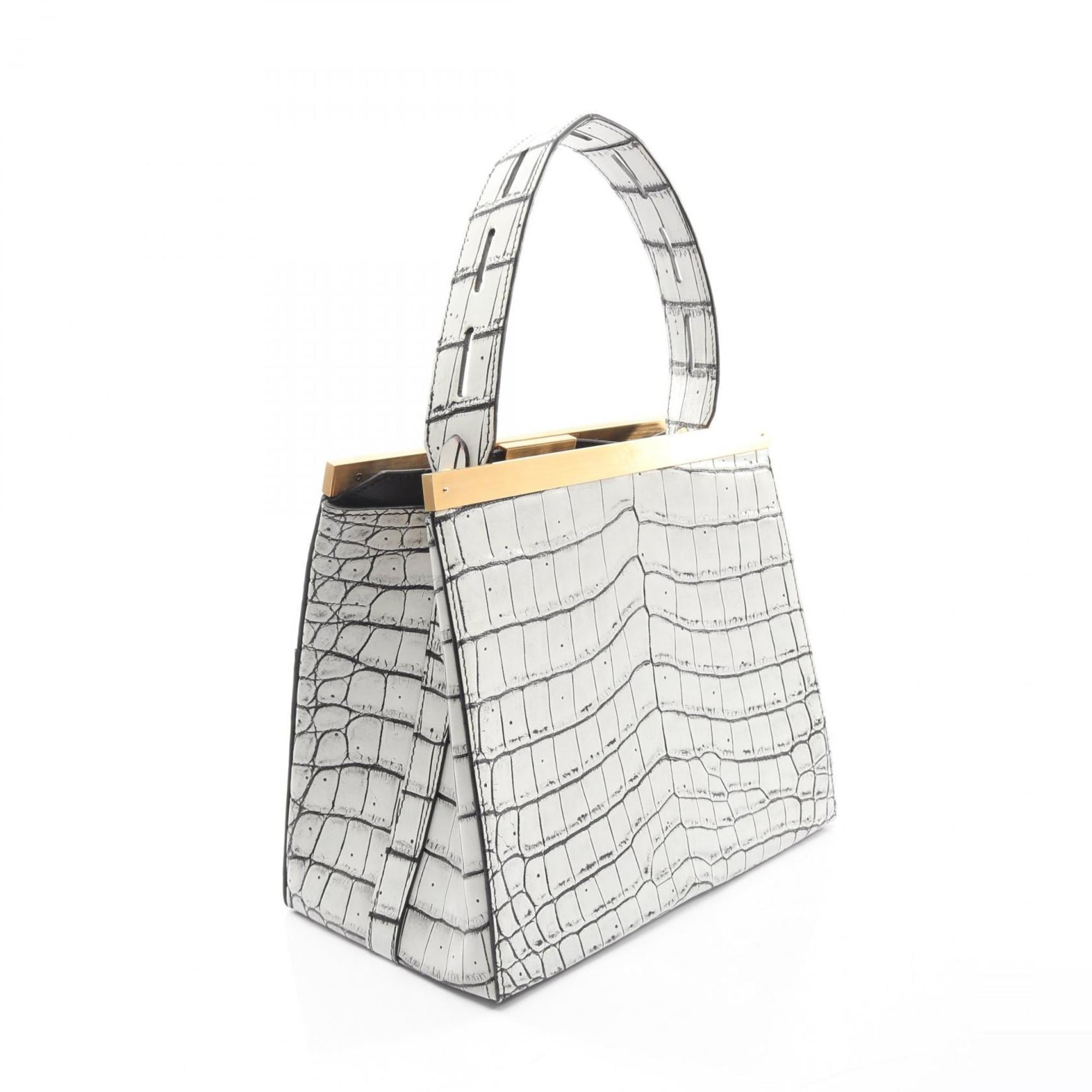 Louis Vuitton White Leather Handbag (Pre-Owned)