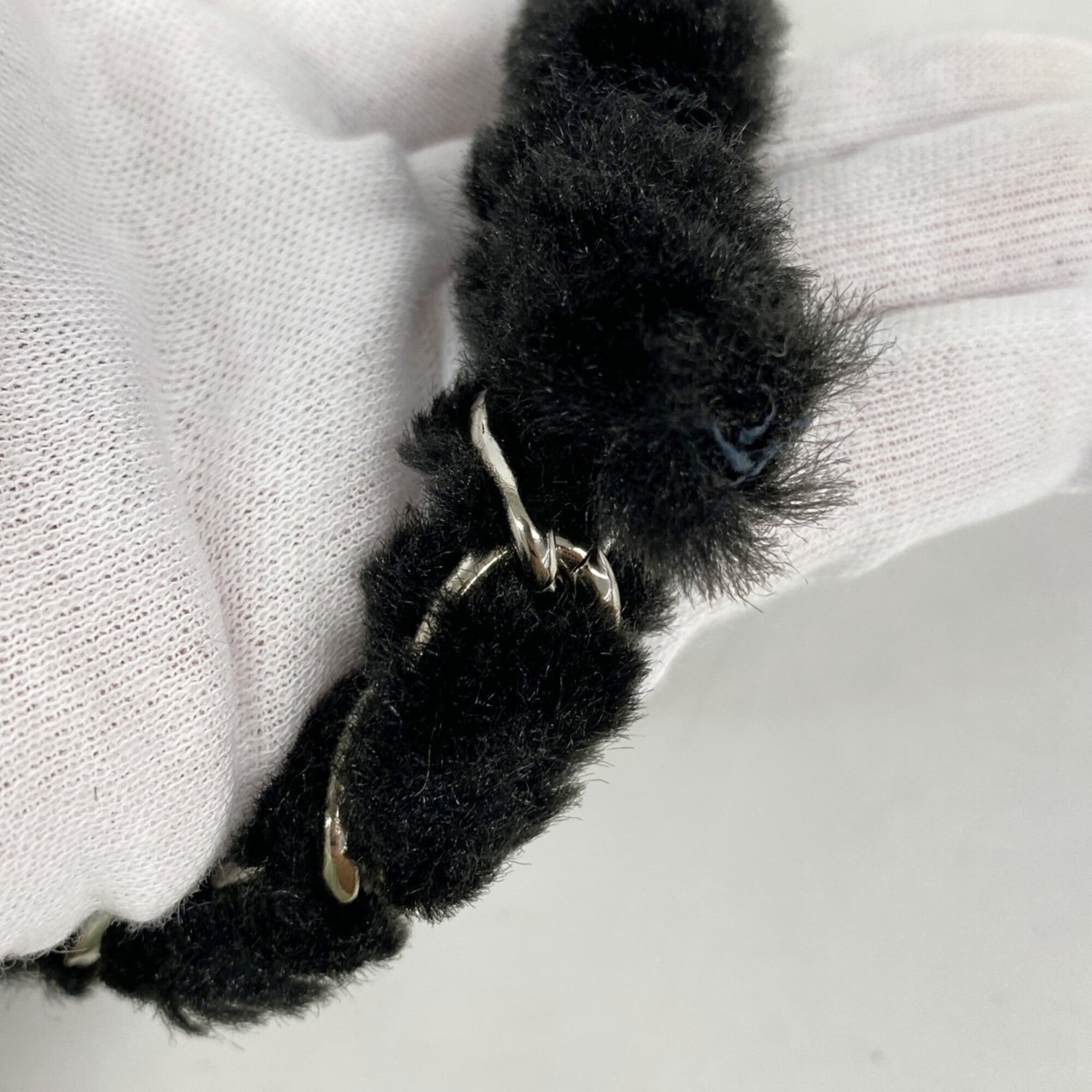 Chanel Black Fur Tote Bag (Pre-Owned)