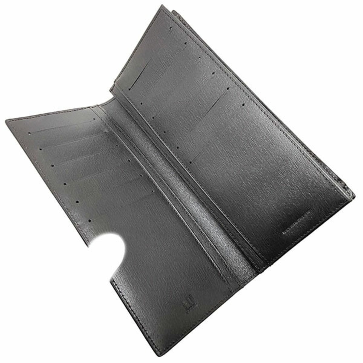 Dunhill Dark Brown Leather Long Bill Wallet (Bi-Fold) (Pre-Owned)