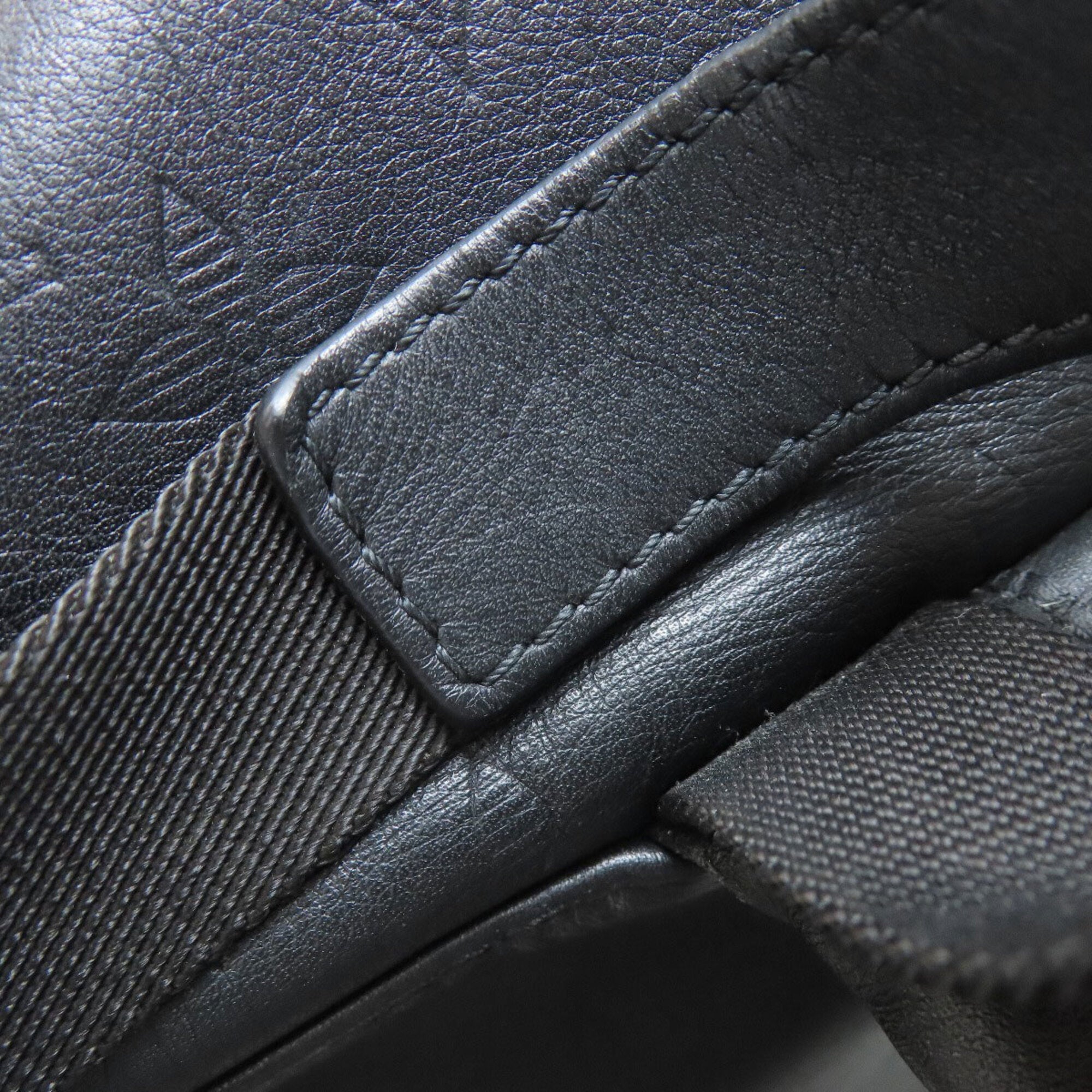 Louis Vuitton Black Monogram Shadow Backpack (Pre-Owned)
