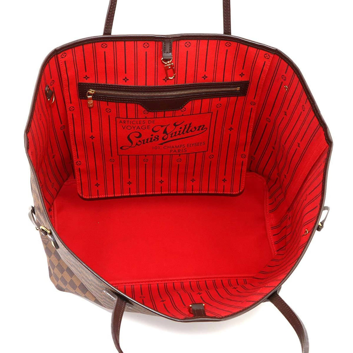 Louis Vuitton Cerise Damier Canvas Ebene Damier Canvas Handbag Tote Bag (Pre-Owned)