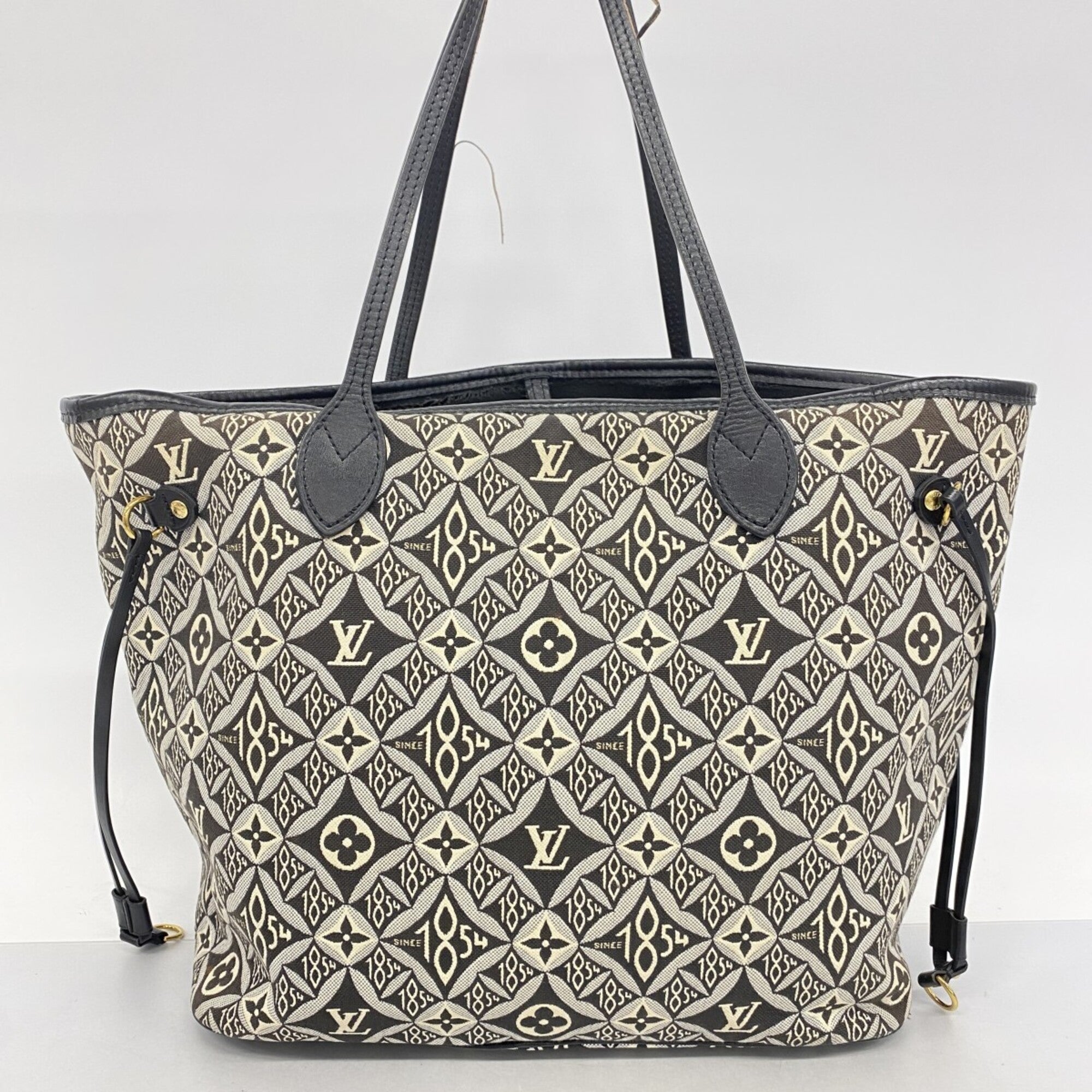 Louis Vuitton Black Gray Tote Bag (Pre-Owned)