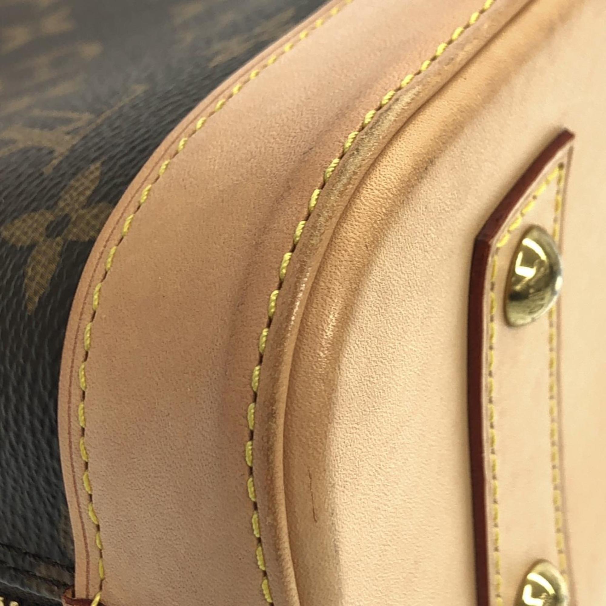 Louis Vuitton Brown Coated Canvas Handbag (Pre-Owned)