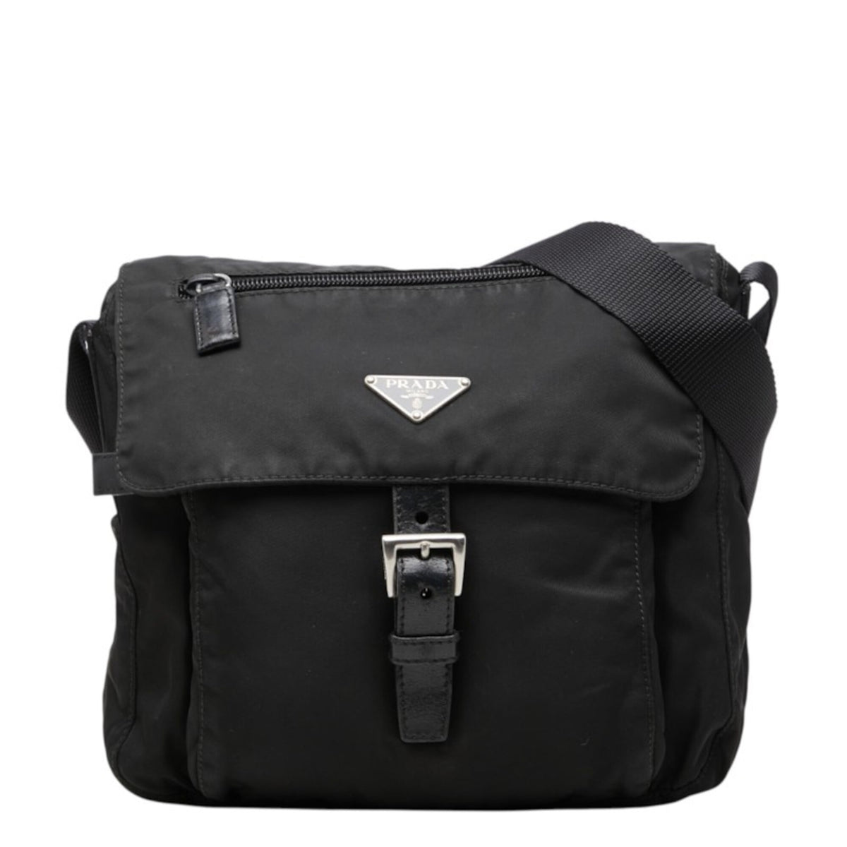 Prada Black Nylon Shoulder Bag (Pre-Owned)