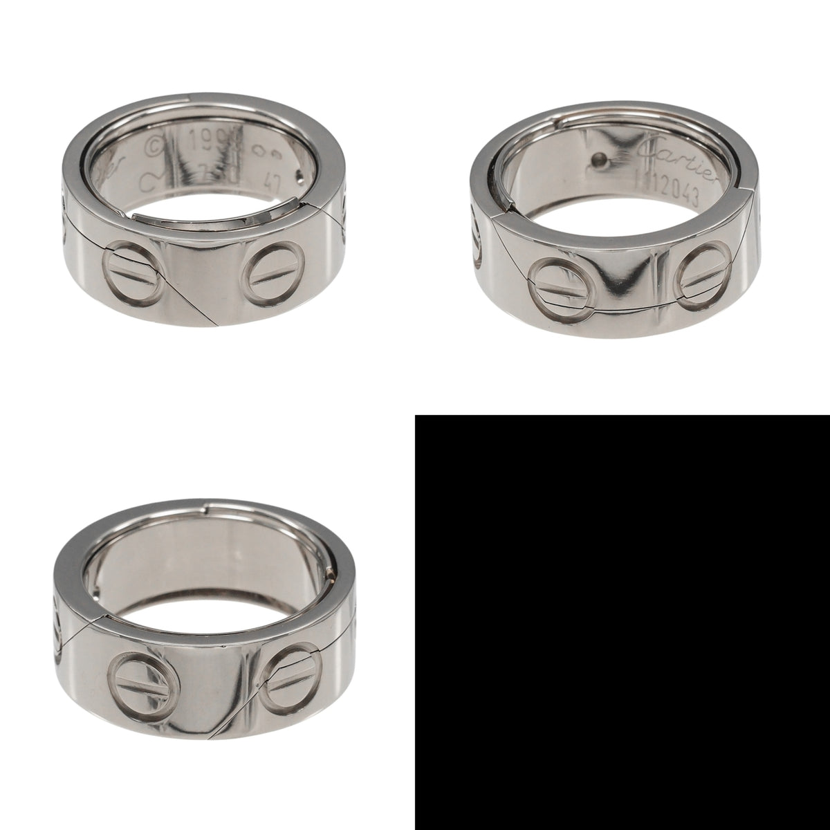 Cartier White Gold (18K) Band Ring (Pre-Owned)