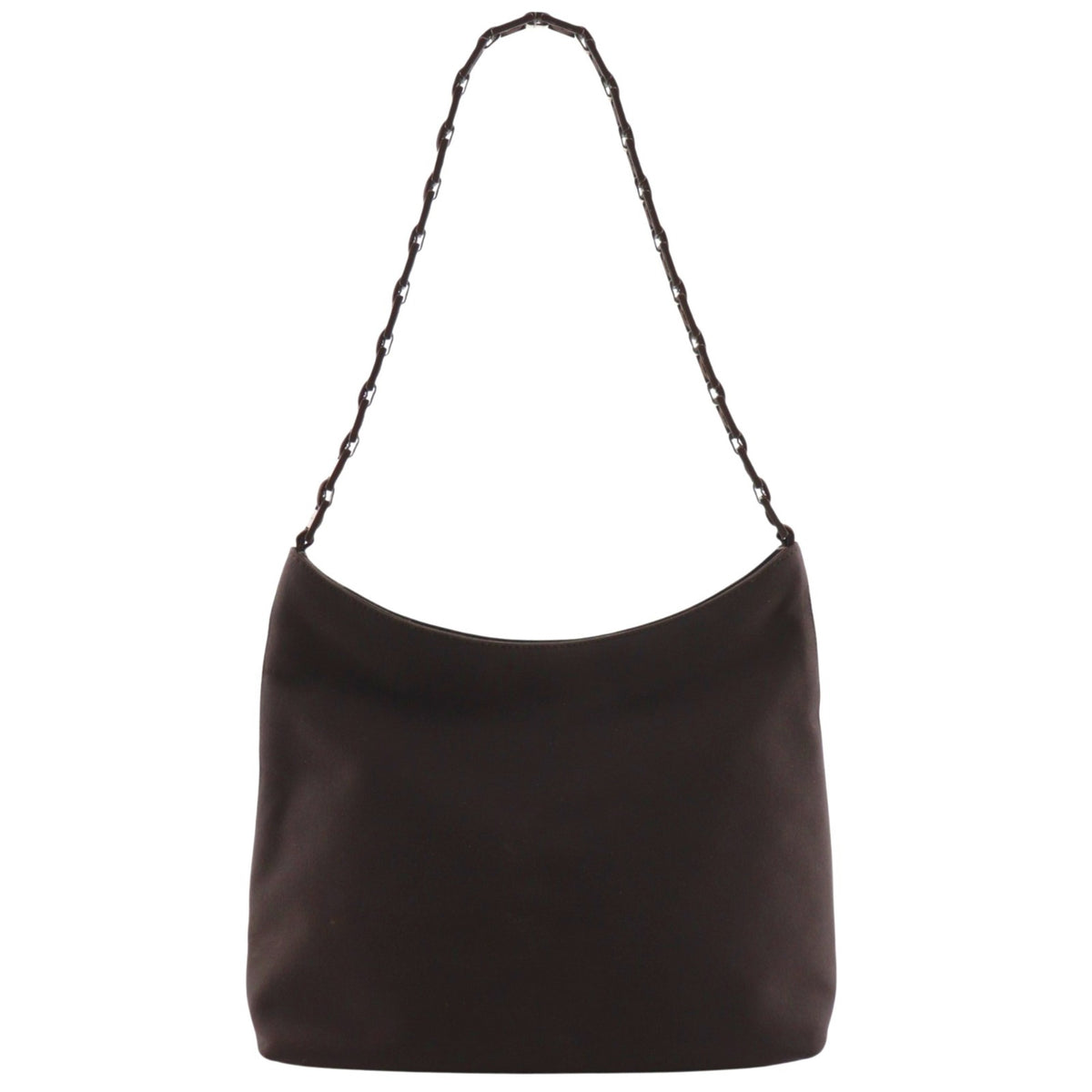 Salvatore Ferragamo Brown Nylon Canvas Shoulder Bag (Pre-Owned)